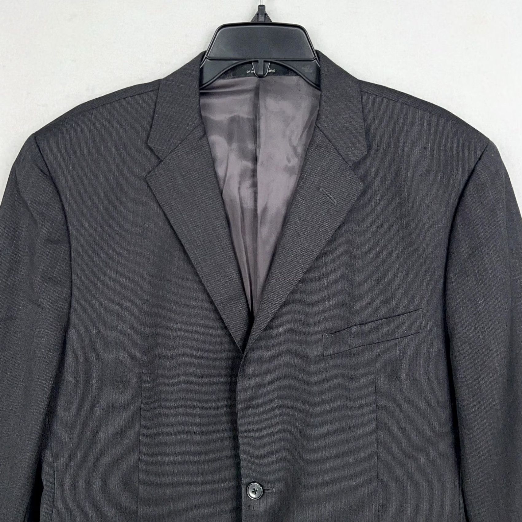 Ermenegildo Zegna Ermenegildo Zegna Jacket Mens 44 Gray Blazer 44R Wool Silk Saks Fifth Avenue USA Made Size 44R - 2 Thumbnail