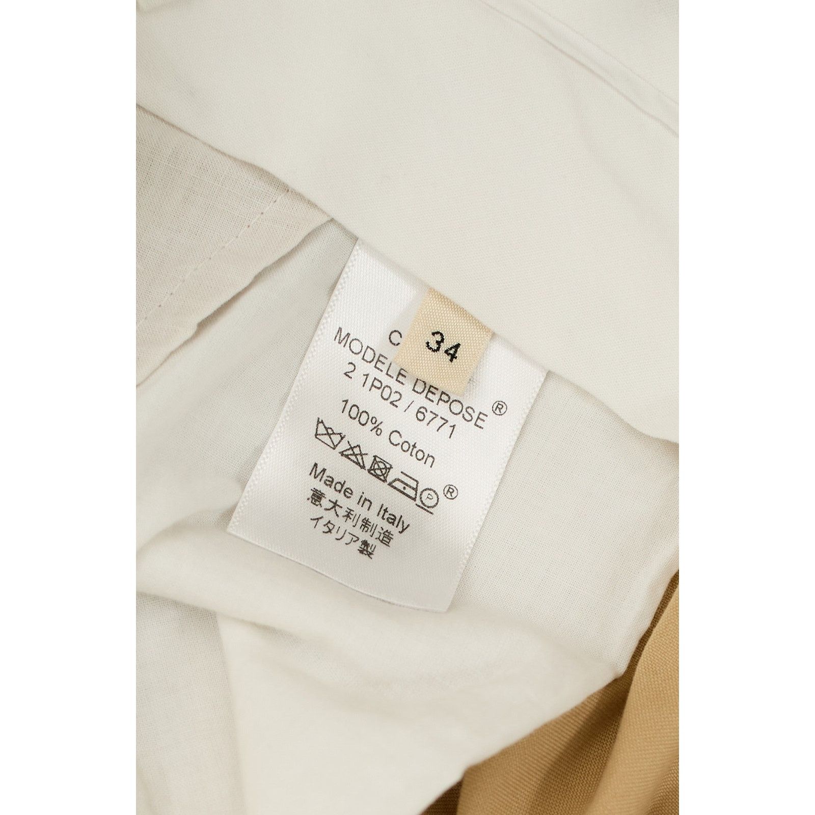 Celine by Phoebe Philo Beige Bootcut Trousers Size 25" / US 0 / IT 36 - 4 Thumbnail