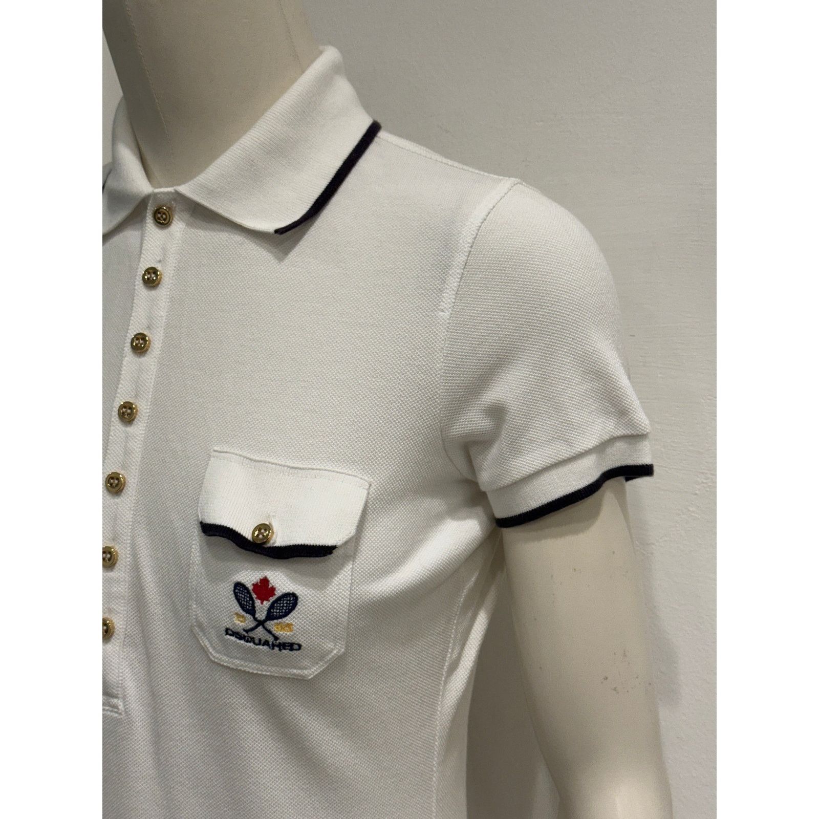 Dsquared2 S/S2009 Dsquared2 tennis polo style mini dress Size M / US 6-8 / IT 42-44 - 7 Thumbnail