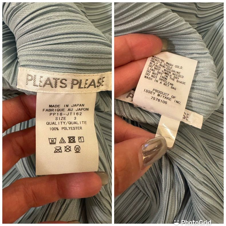 Issey Miyake Issey Miyake size:3 Lake water green short skirt Size XS / US 0-2 / IT 36-38 - 6 Thumbnail