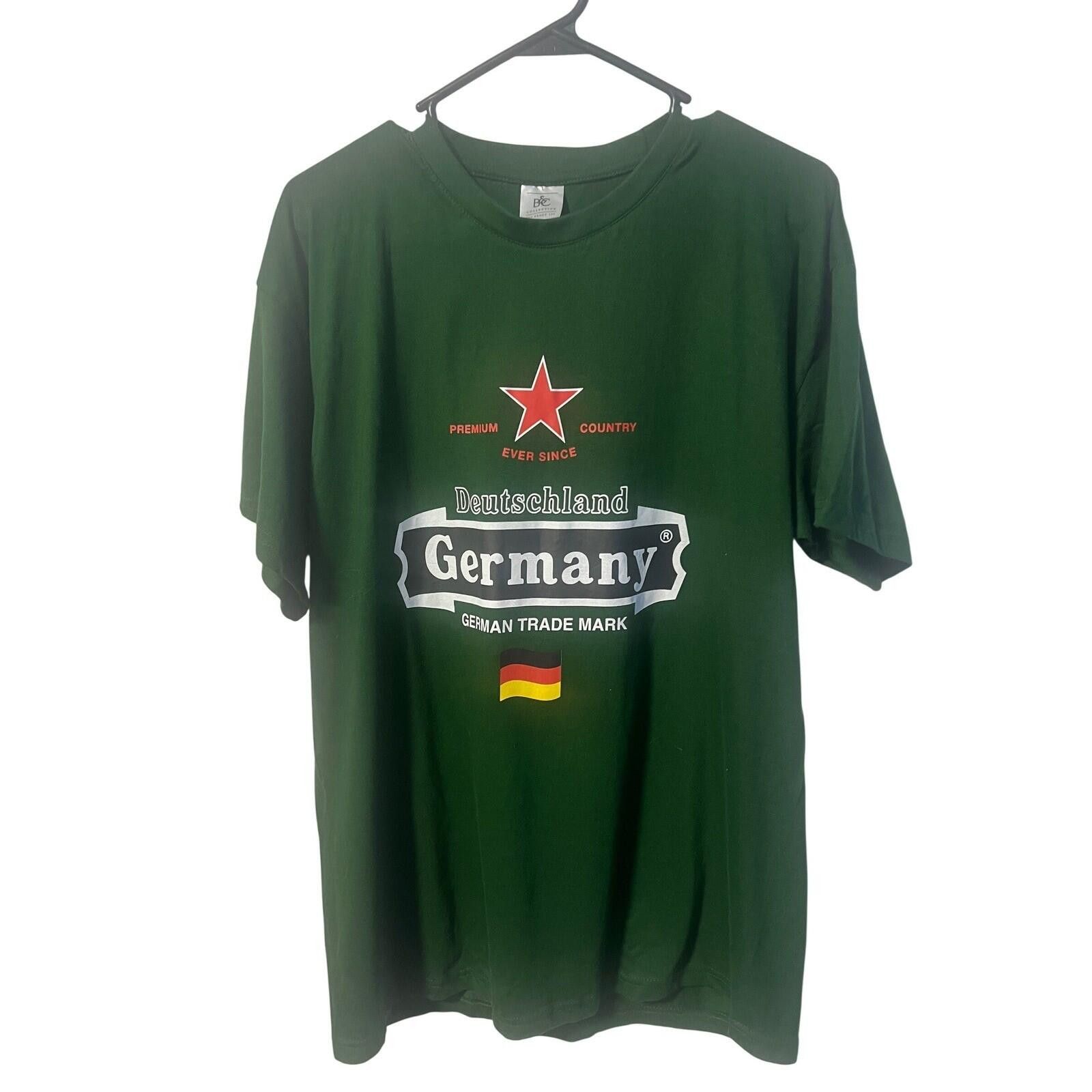 Other B&C Collection Germany Graphic Tee Mens L Green Deutschland Size US L / EU 52-54 / 3 - 1 Thumbnail