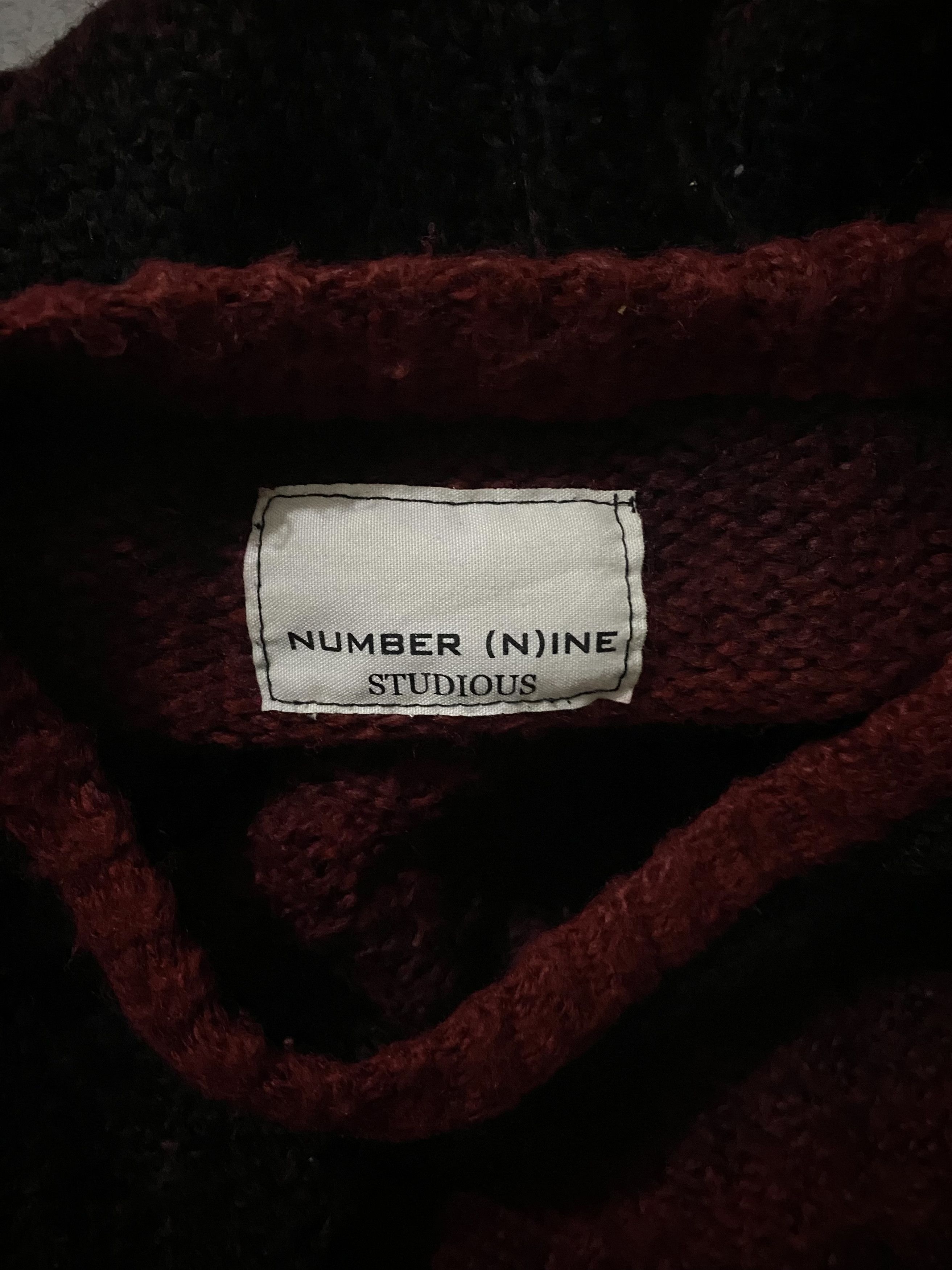 Number (N)ine NUMBER (N)INE STUDIOUS "KURT COBAIN STYLE" KNITWEAR Size US L / EU 52-54 / 3 - 5 Thumbnail