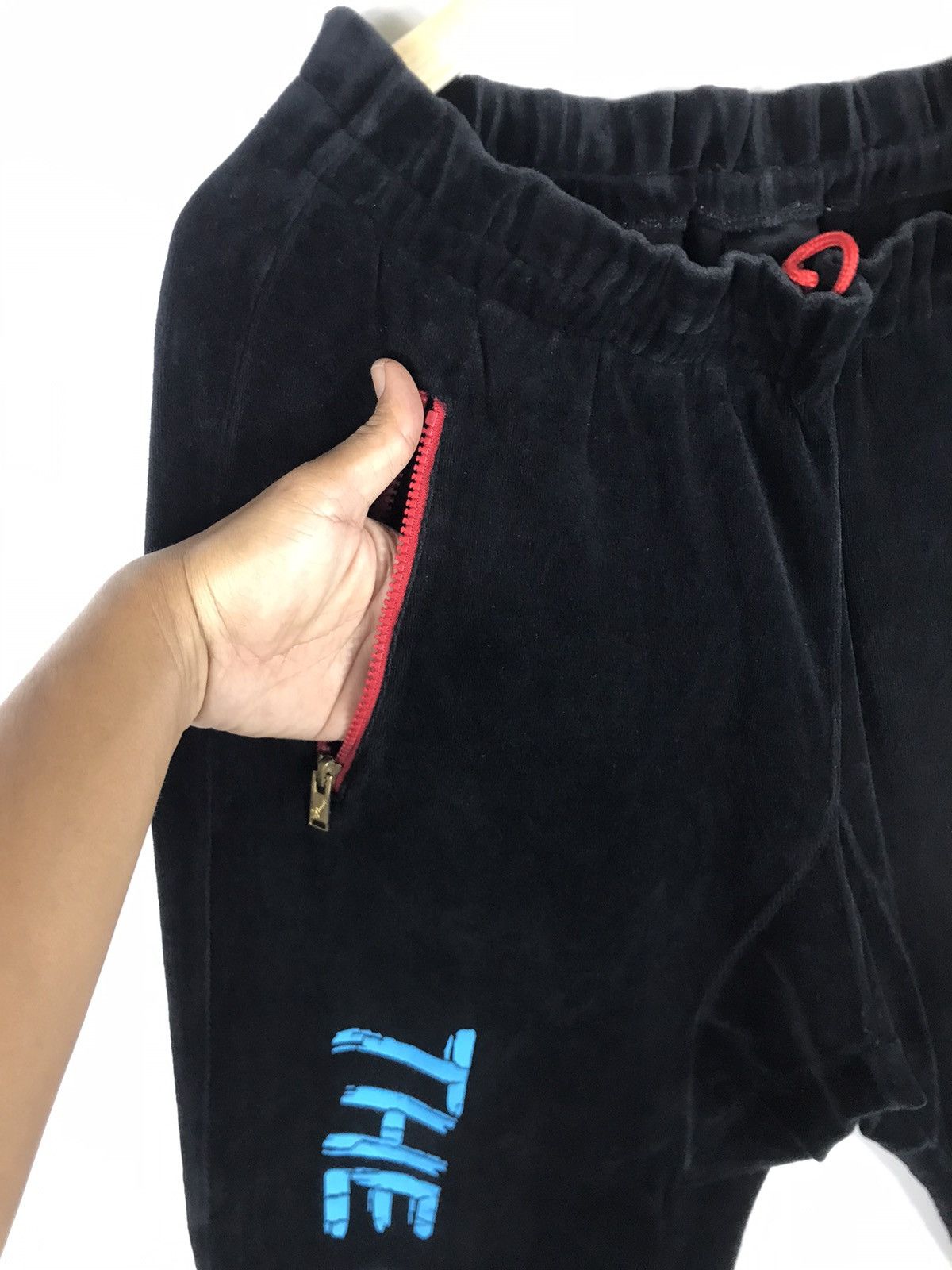 Japanese Brand ⚡️Vintage Y2K 24Karats Exile Tribe Velvet Sweatpants Size US 38 / EU 54 - 6 Thumbnail