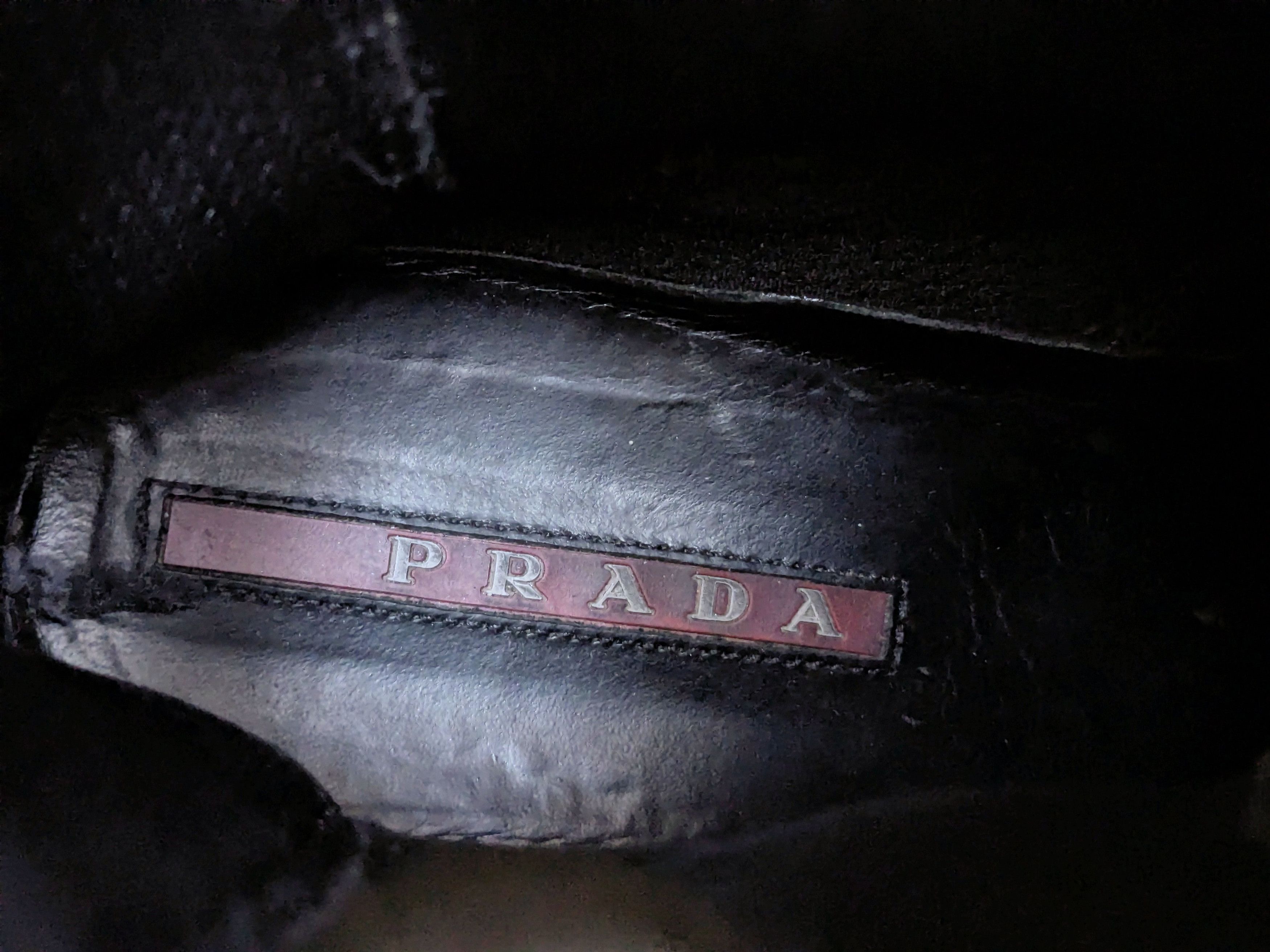 Prada Prada Chelsea Boots Black Leather 10 Y2K Chunky Rubber Size US 10 / EU 43 - 9 Thumbnail