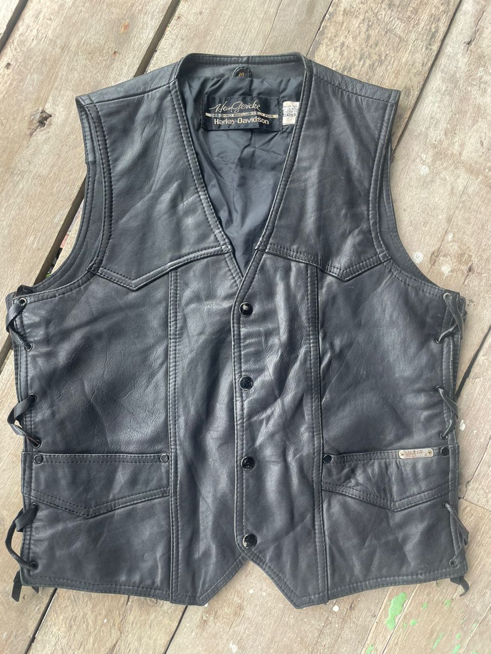 Hein Gericke Vintage HARLEY-DAVIDSON x HEIN GERICKE leather racing jacket Size US M / EU 48-50 / 2 - 1 Thumbnail