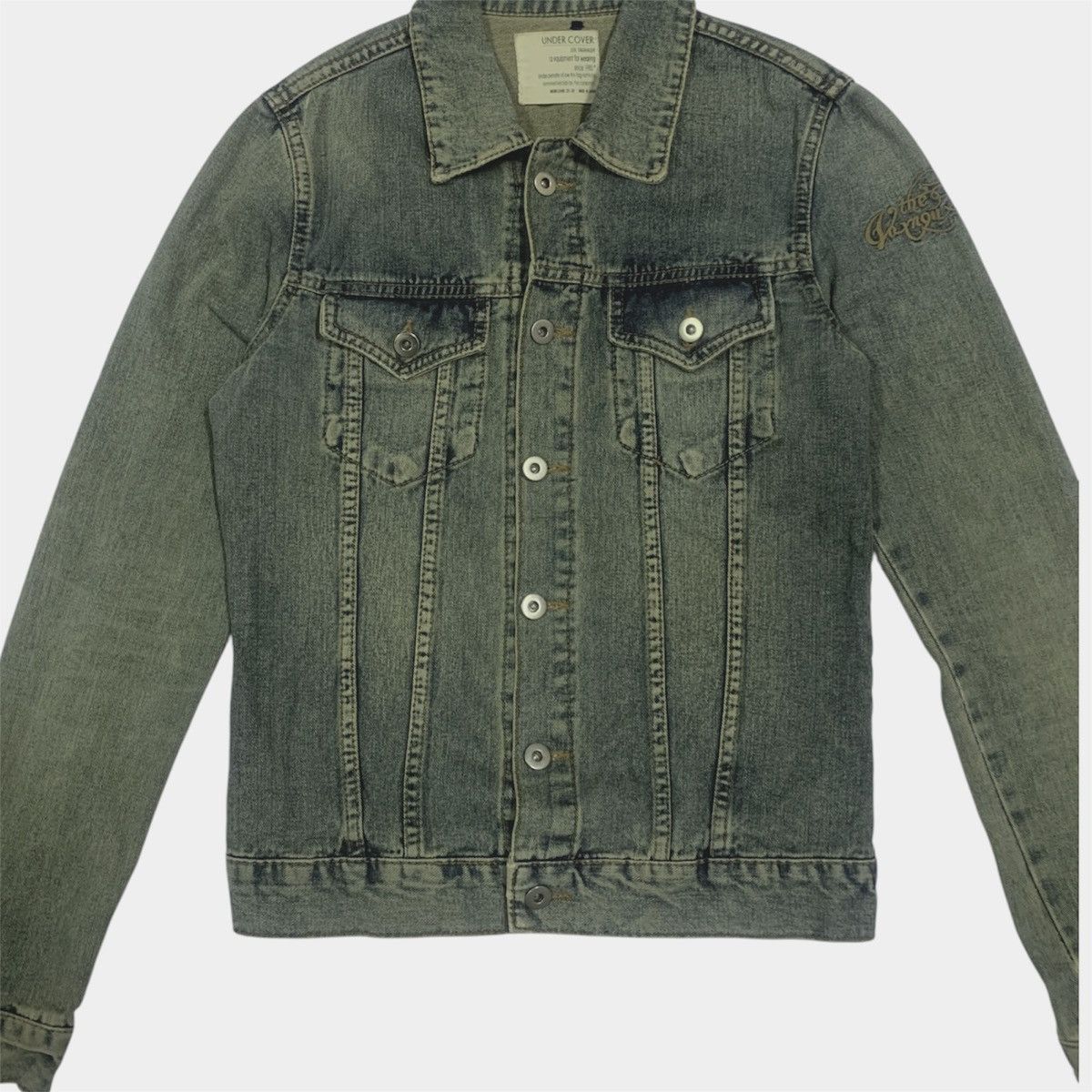 Undercover Vtg Undercover x The Vanquish Washed Denim Jacket Size US S / EU 44-46 / 1 - 3 Thumbnail