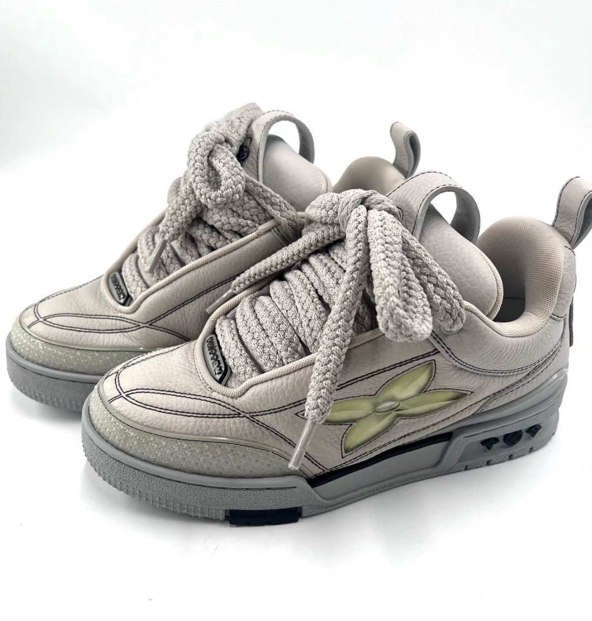 Louis Vuitton Louis Vuitton LV Skate Grey Sneakers K12 Size US 7.5 / IT 37.5 - 1 Thumbnail