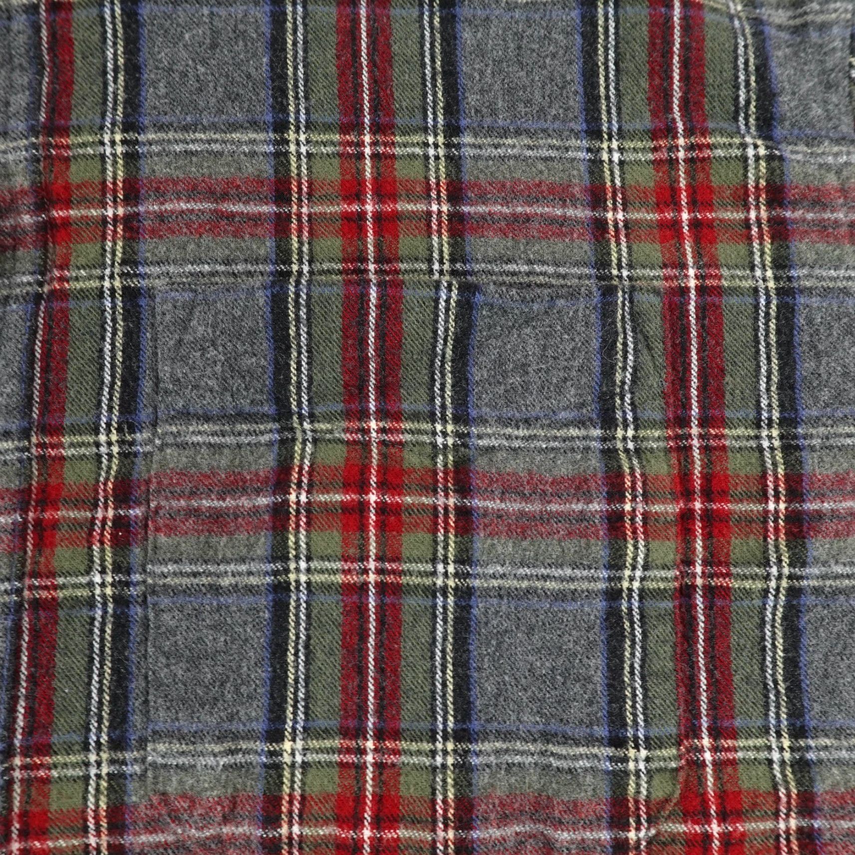 Vintage VINTAGE LL Bean Shirt Mens Big & Tall Large Tall Plaid Flannel Button-Up Cotton Gray Red 90s Mens Size US L / EU 52-54 / 3 - 3 Thumbnail