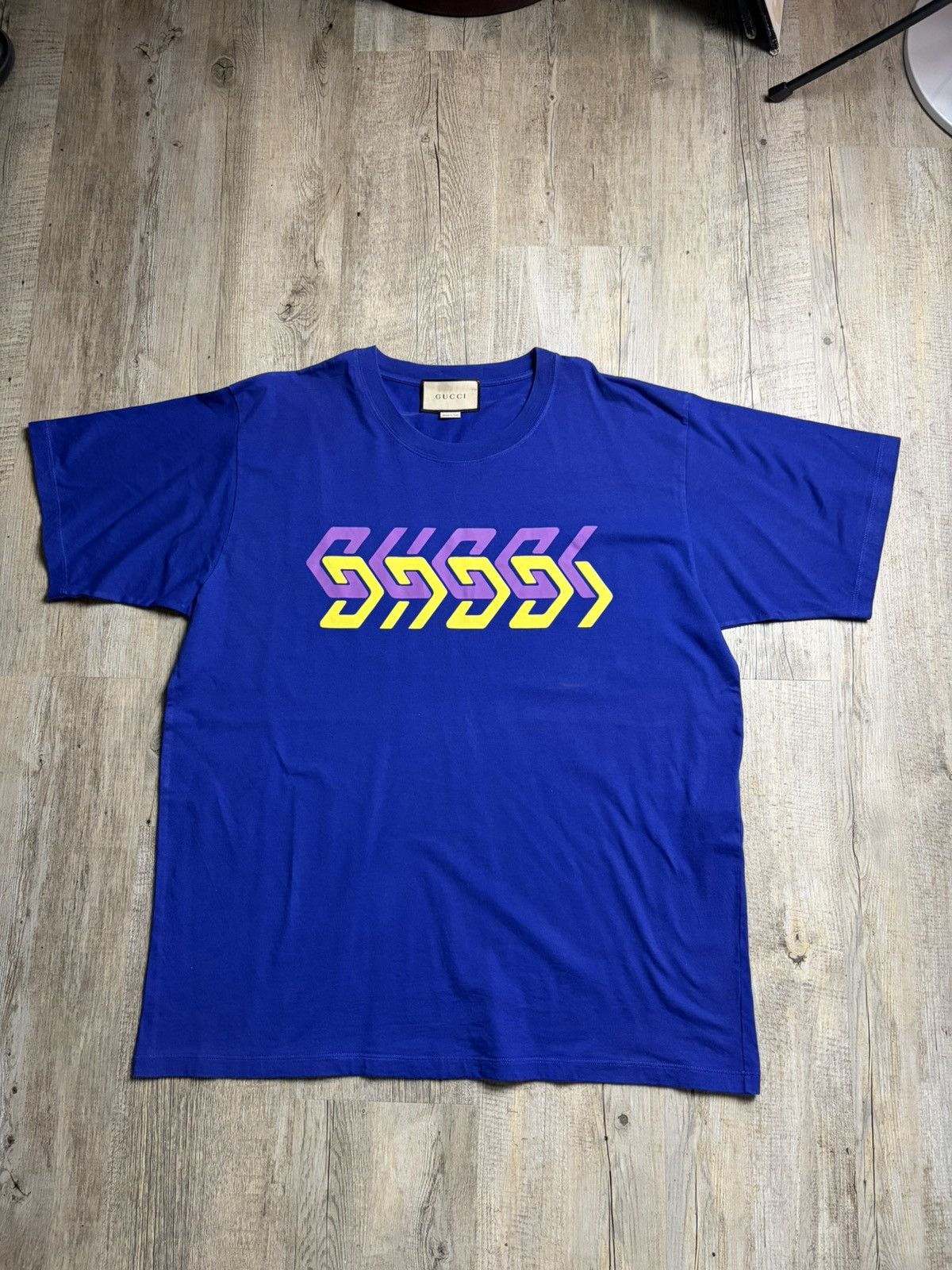 Gucci Gucci mirror tee Size US XL / EU 56 / 4 - 1 Thumbnail