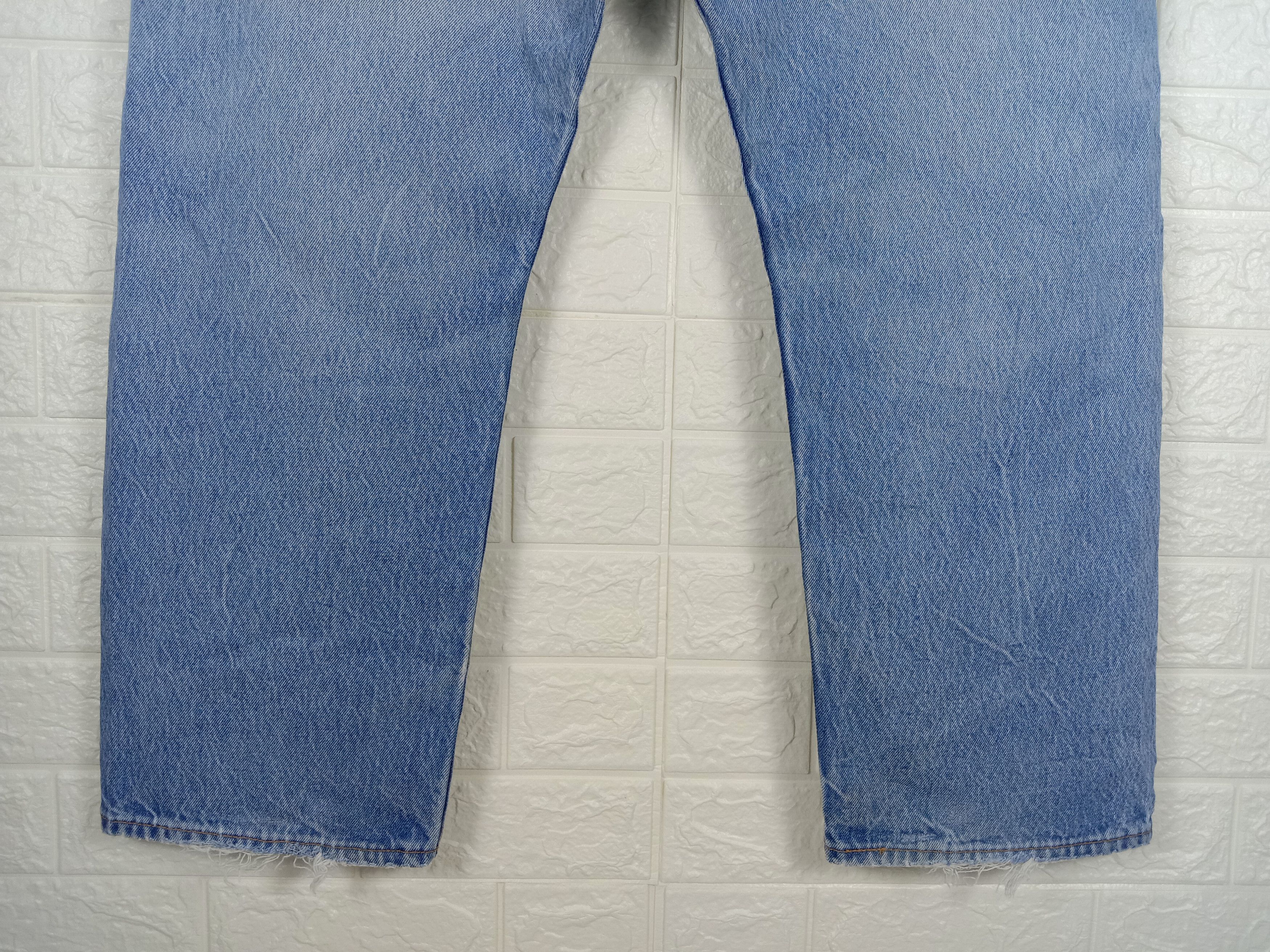 Levi's Vintage Levi's 501 Light Wash Jeans Distressed Denim Size US 40 / EU 56 - 8 Thumbnail