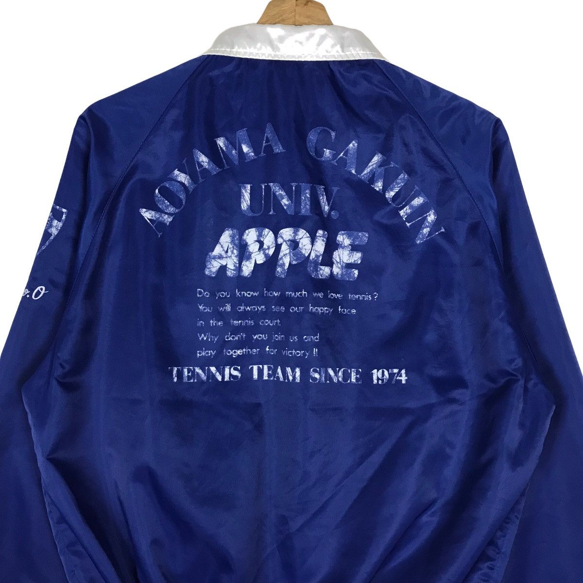 Japanese Brand × Vintage Aoyama Gakuin University Aoyama Apple Tennis Team Varsity Size US M / EU 48-50 / 2 - 21 Thumbnail