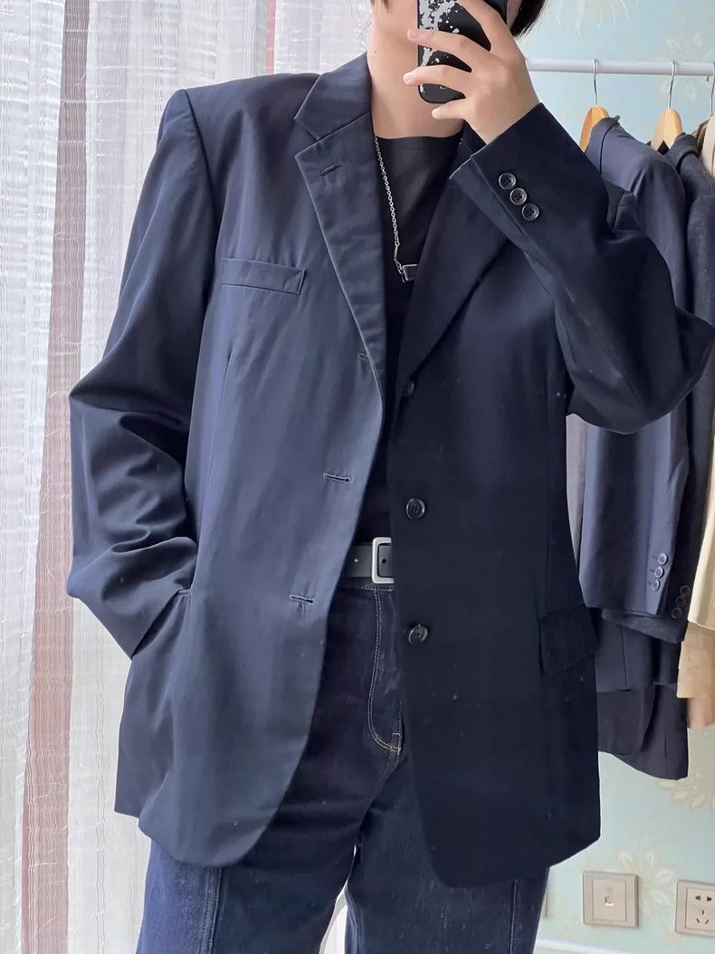 Yohji Yamamoto Yohji Yamamoto size os Wool blazer 2504-Nextarrow Size 36R - 1 Thumbnail