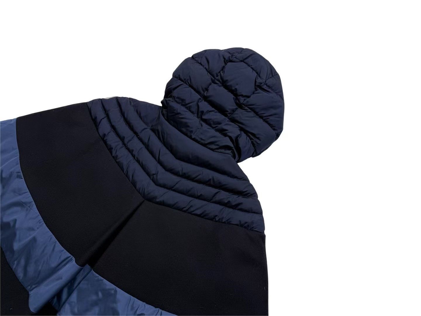Moncler Moncler Black Blue Down Cape Coat Size US S / EU 44-46 / 1 - 5 Thumbnail