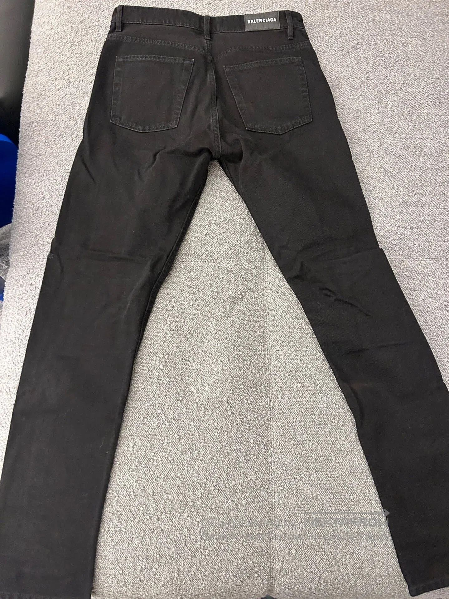 Balenciaga Balenciaga Black Denim Pants Size 29. Size US 29 - 2 Thumbnail