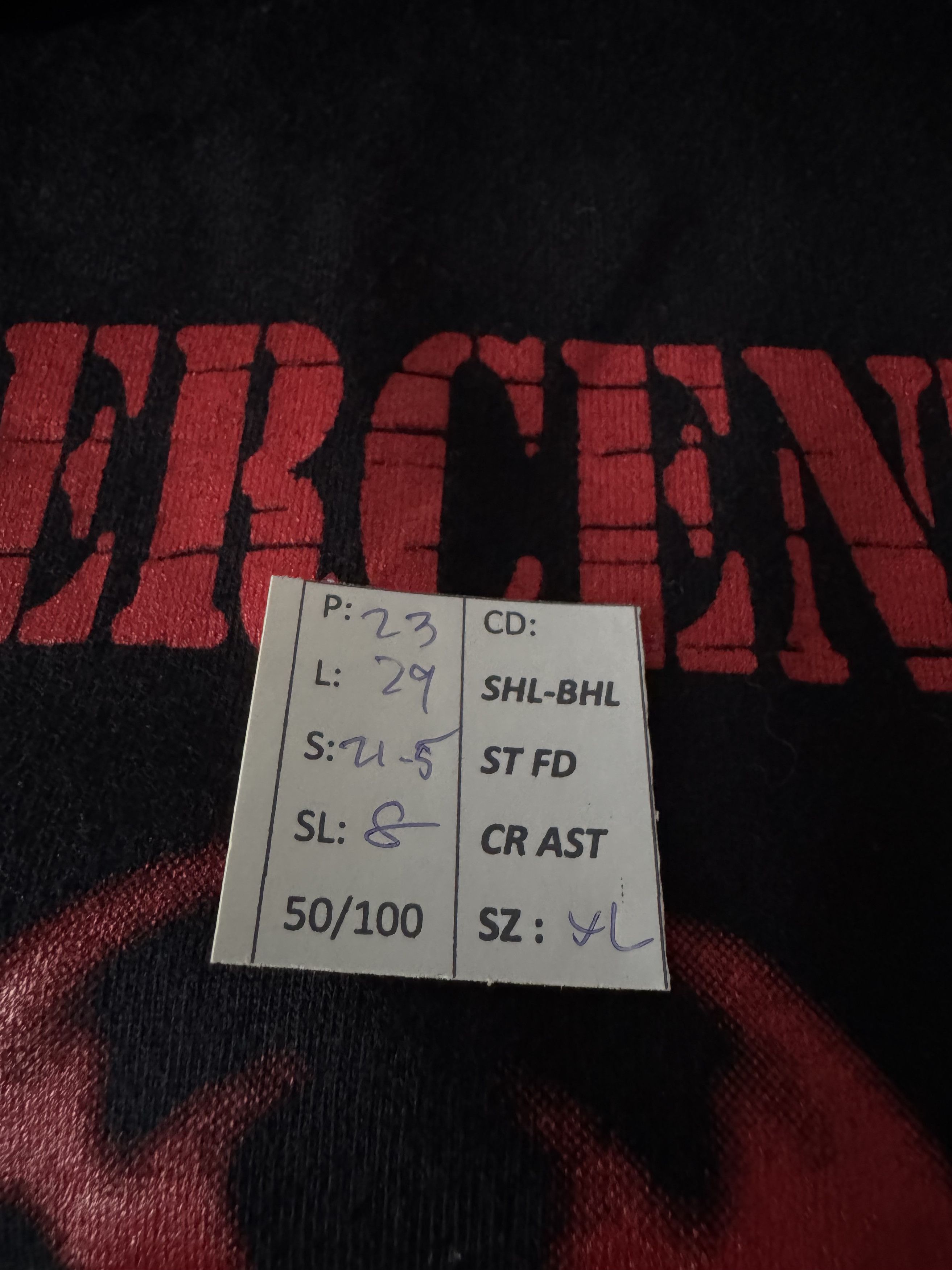 Band Tees VINTAGE 2003 HYPERCENTER METALCORE AUSTRALIA VERY RARE TOUR Size US XL / EU 56 / 4 - 17 Thumbnail