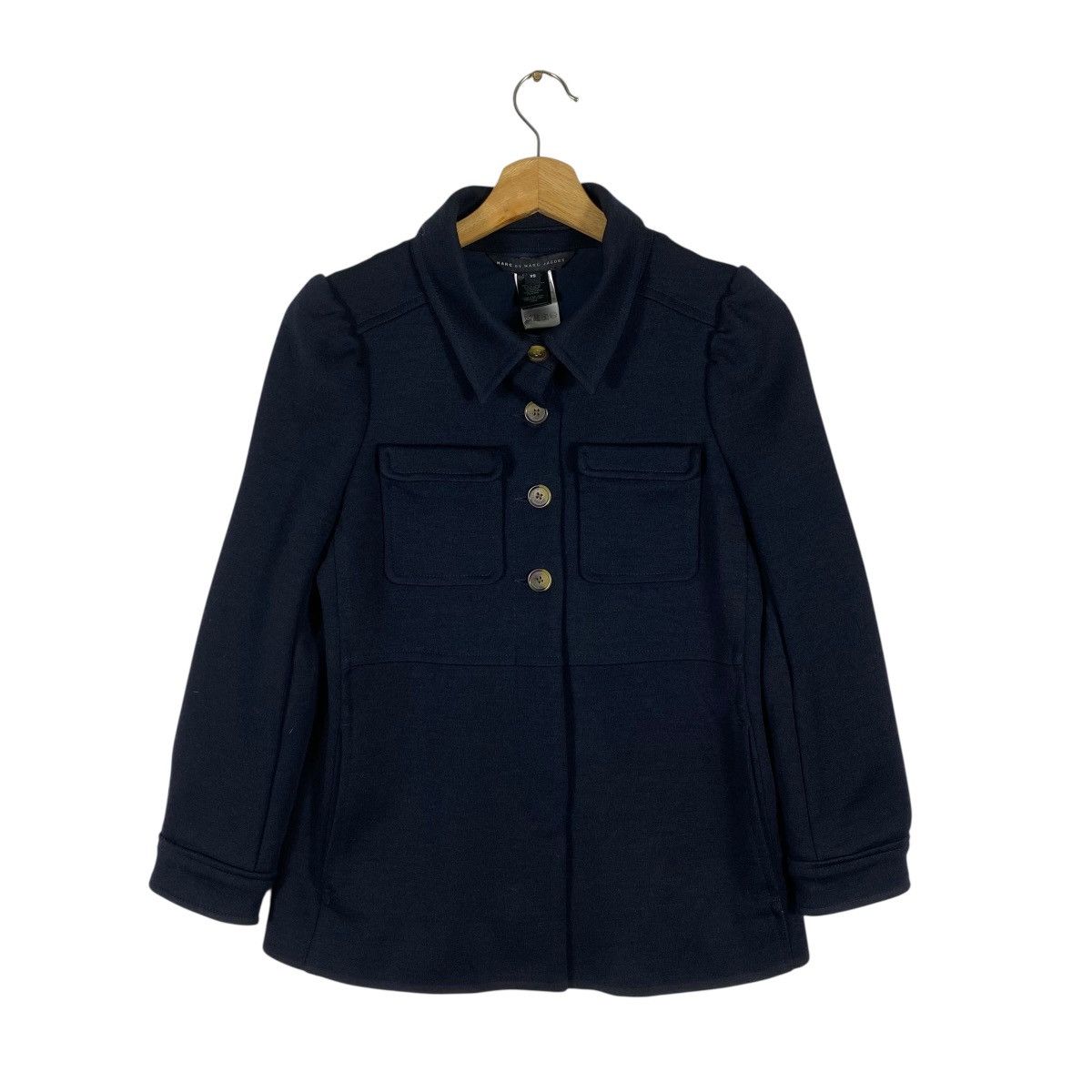 Marc by Marc Jacobs Marc By Marc Jacobs Button Jacket XS Size NavyBlue Colour Size XS / US 0-2 / IT 36-38 - 1 Thumbnail