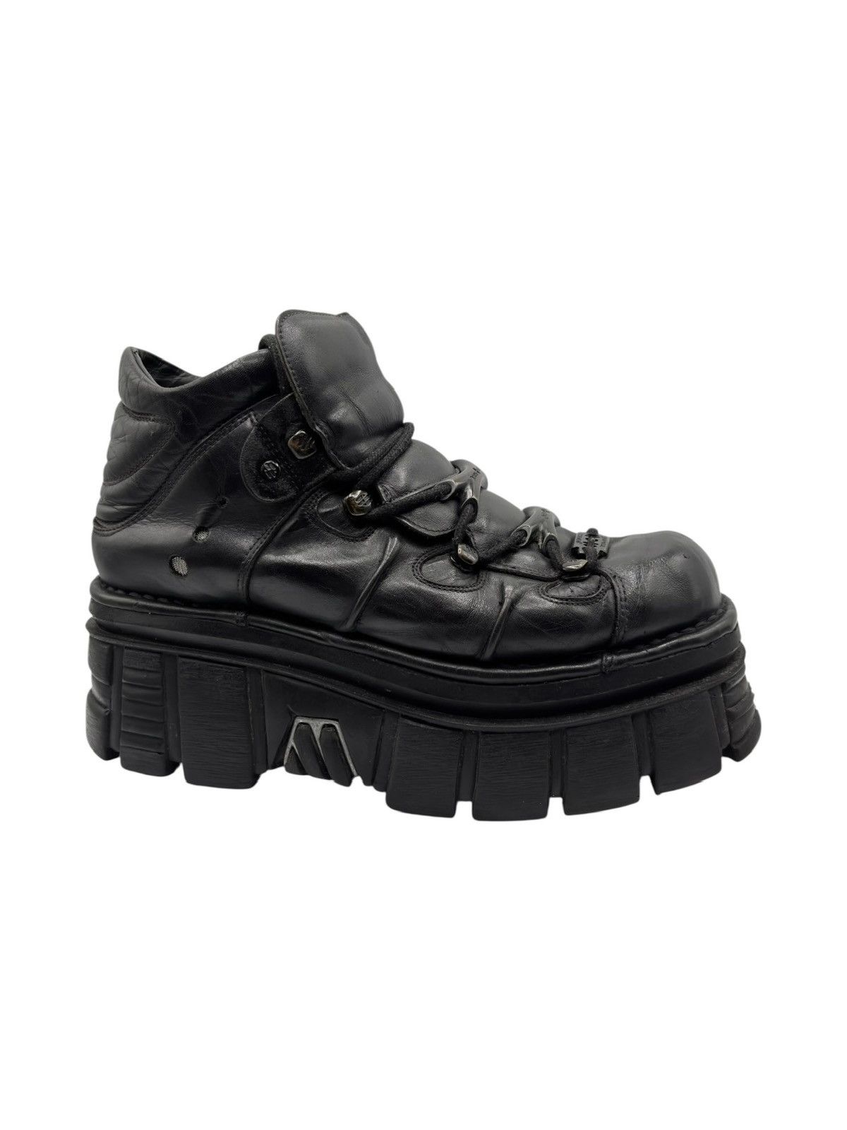 New Rock Vintage New Rock M106 black platform boots Size 43 Size US 10 / EU 43 - 4 Thumbnail