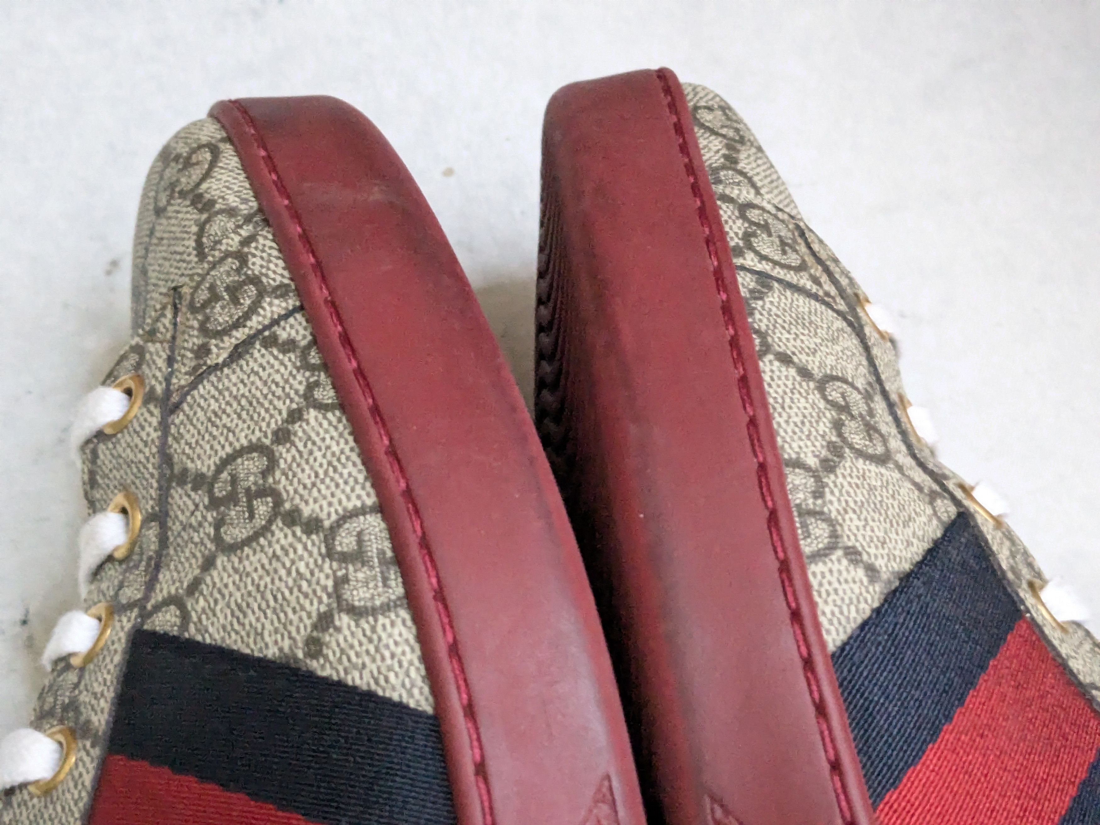 Gucci Gucci Ace Sneakers 9.5 Monogram Supreme Canvas Logo Size US 9.5 / EU 42-43 - 9 Thumbnail