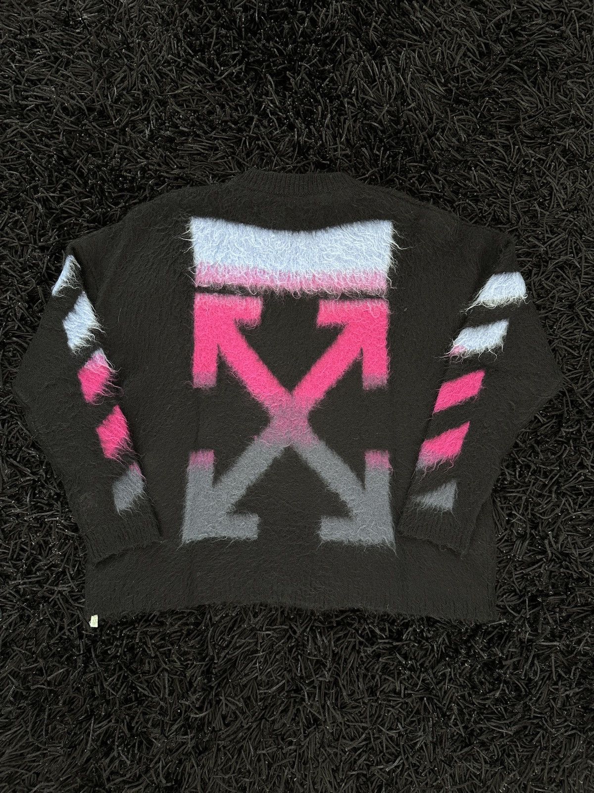 image of Off White Off-White Mohair in Black, Men's (Size Medium)