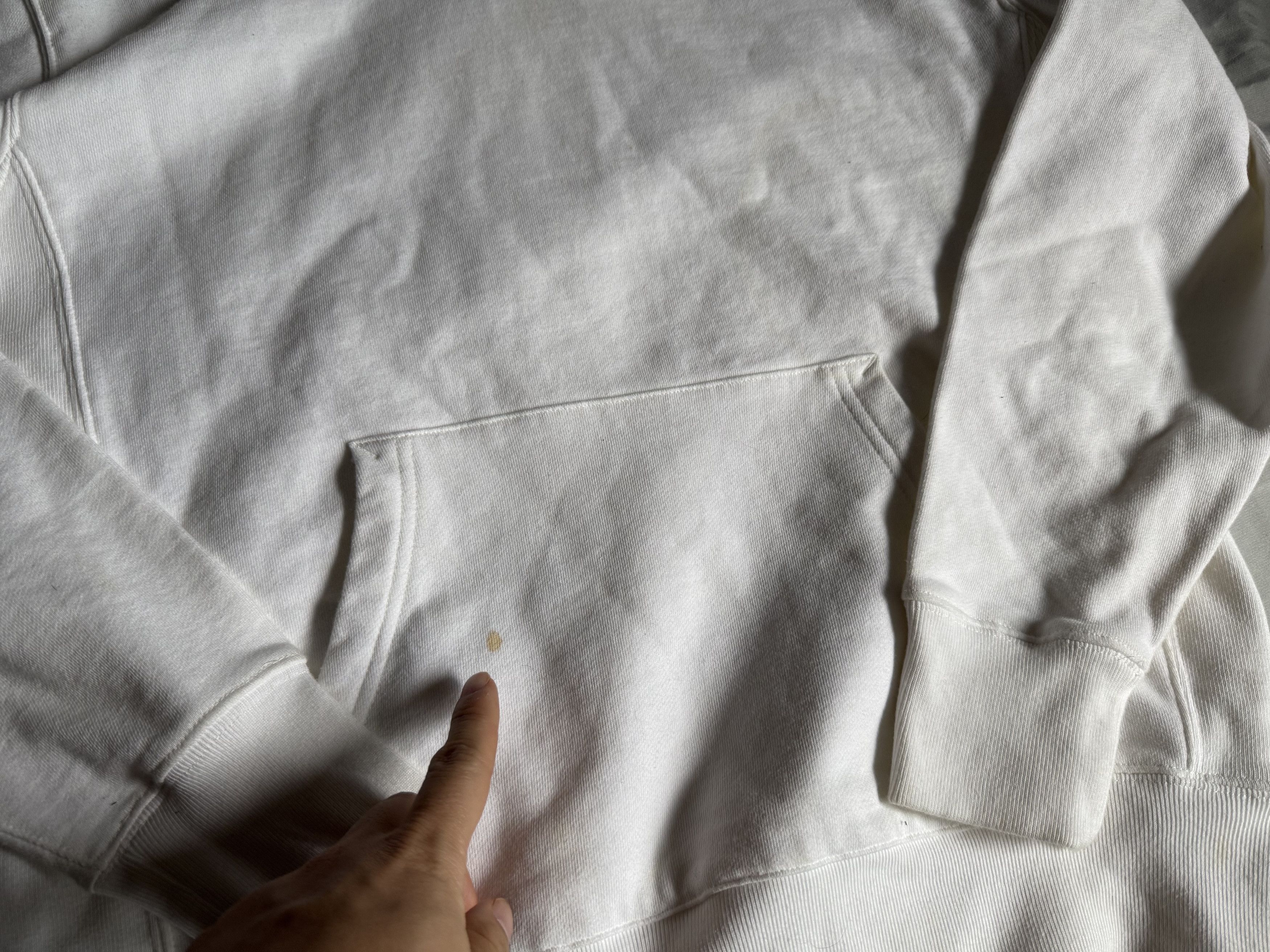 J.Crew J. Crew Garment Dyed French Terry Hoodie Sweatshirt white Size US M / EU 48-50 / 2 - 3 Thumbnail