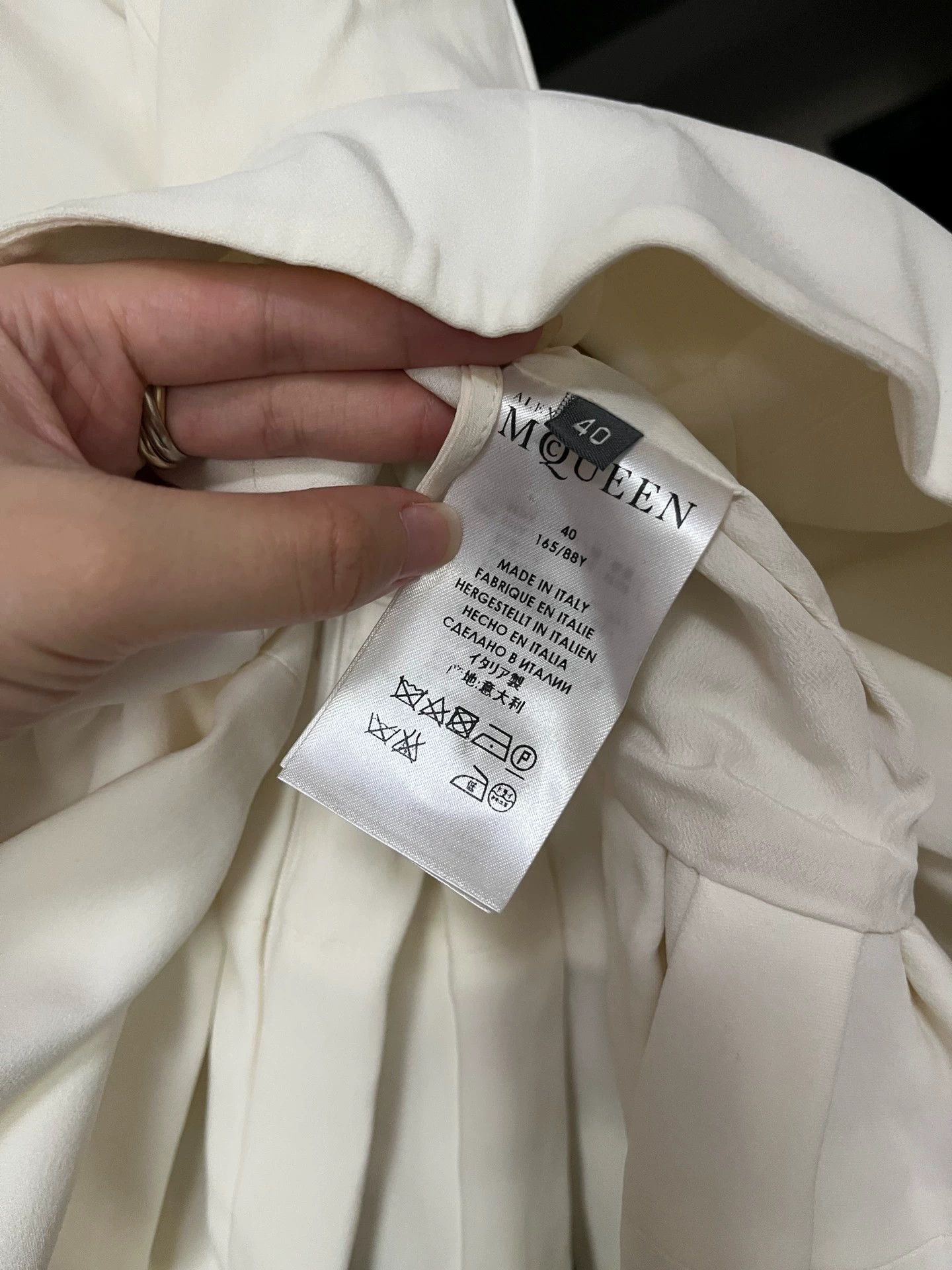 Alexander McQueen AMQ Silk & Acetate Classic Tank 40 (New, tags off) Size S / US 4 / IT 40 - 5 Thumbnail