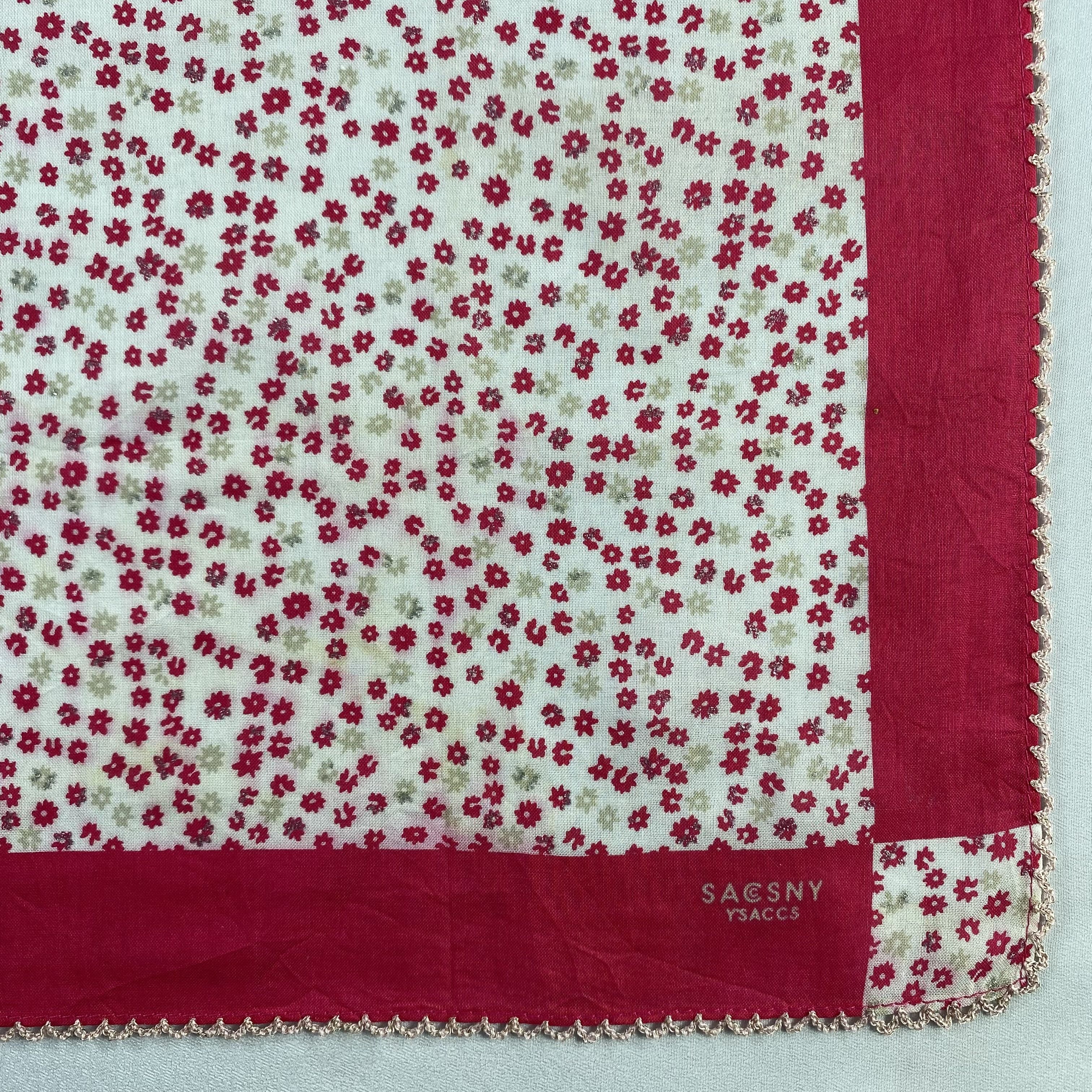 Vintage × Yohji Yamamoto Saccsny Ysaccs Handkerchief / Neckerchief / Bandana-P985 Size ONE SIZE - 3 Thumbnail