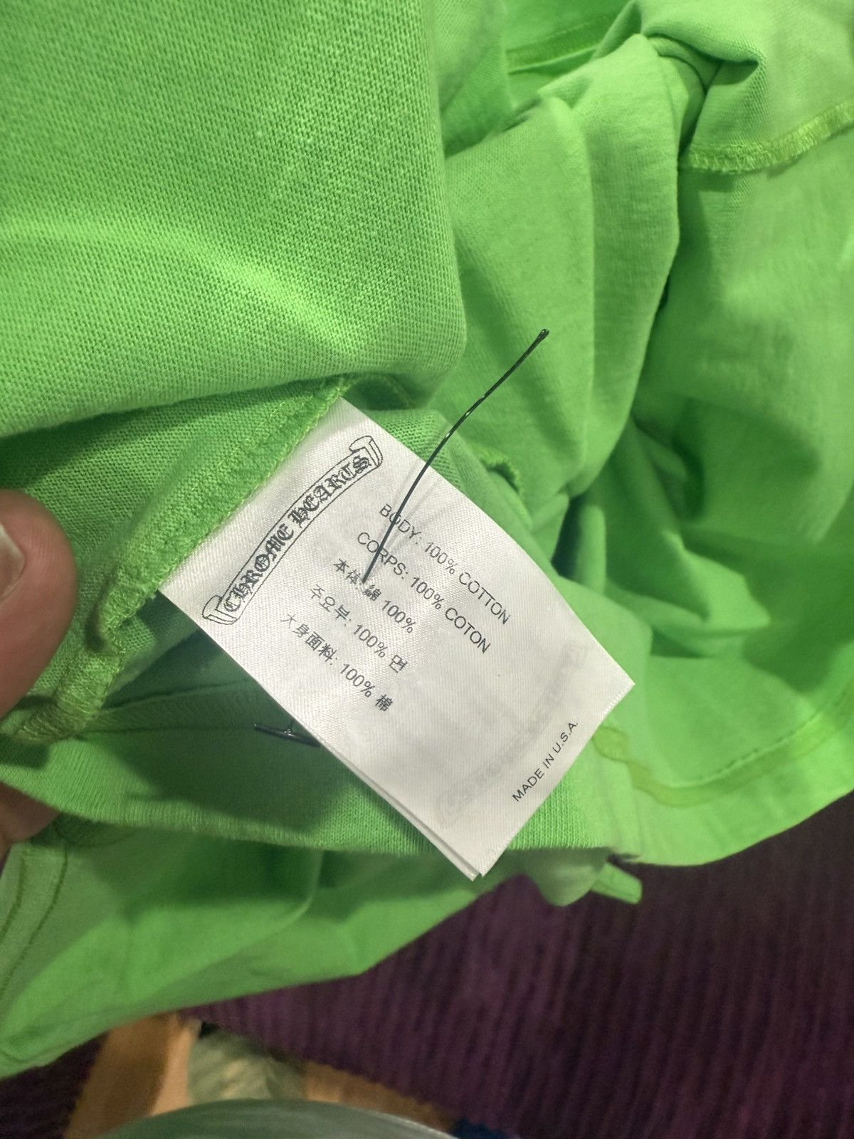 Chrome Hearts Chrome Heart Matty Boy Green SS Sex Shirt Size US XL / EU 56 / 4 - 6 Thumbnail