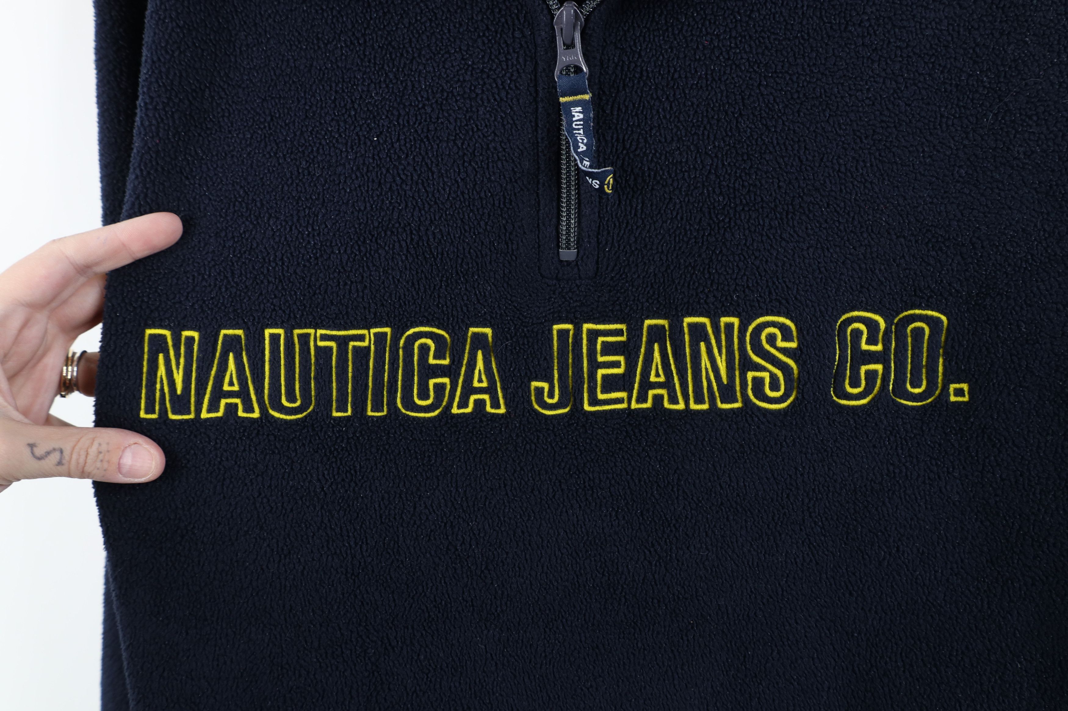 Nautica Vintage 90s Nautica Spell Half Zip Fleece Pullover Sweater Size US XL / EU 56 / 4 - 5 Thumbnail