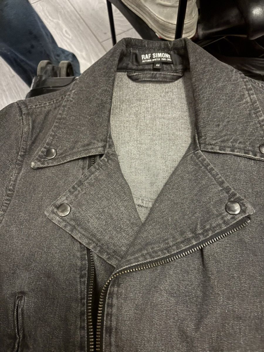 Raf Simons Raf Simmons Biker Denim Jacket Size US S / EU 44-46 / 1 - 4 Thumbnail