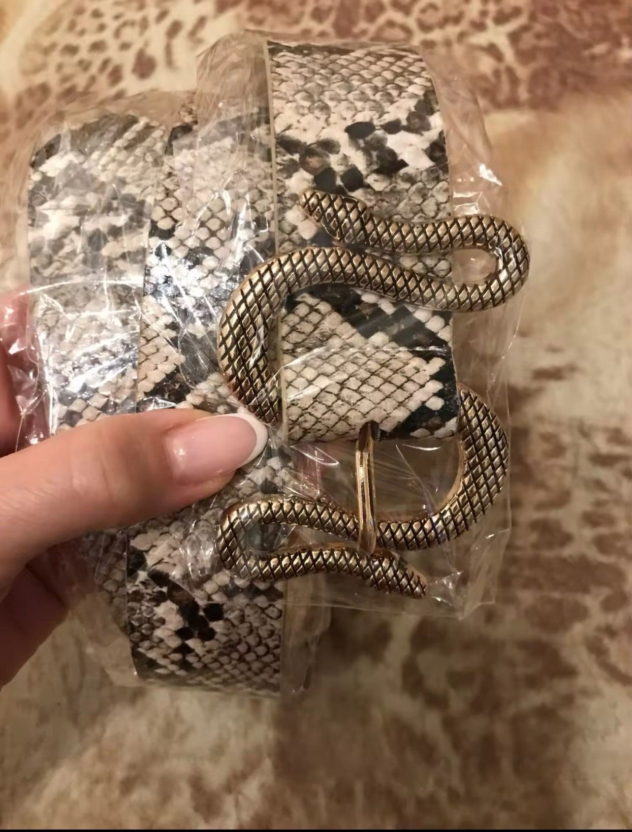 Japanese Brand 120 CM Snake Buckle belt Size ONE SIZE - 4 Thumbnail