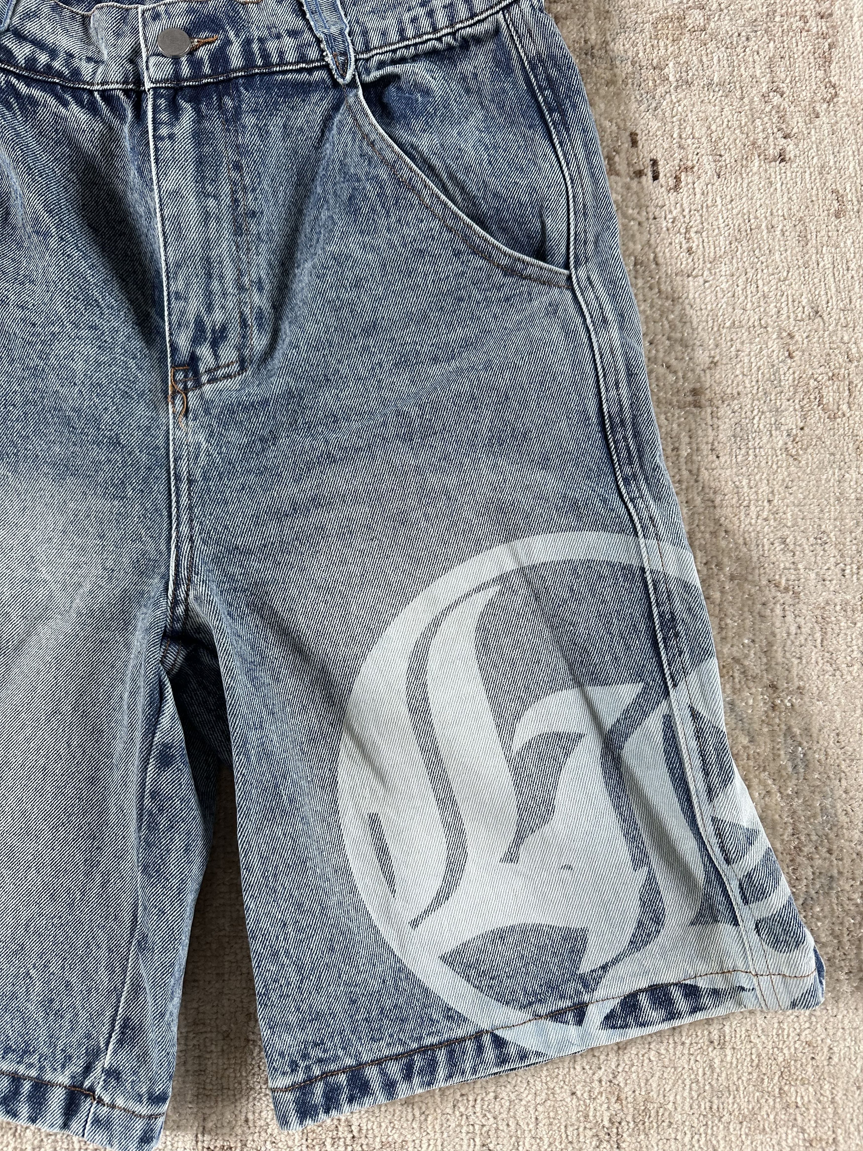 Lost Boys Archives Lost Boys Denim Jorts – Graphic Cargo Style Size 29" - 5 Thumbnail