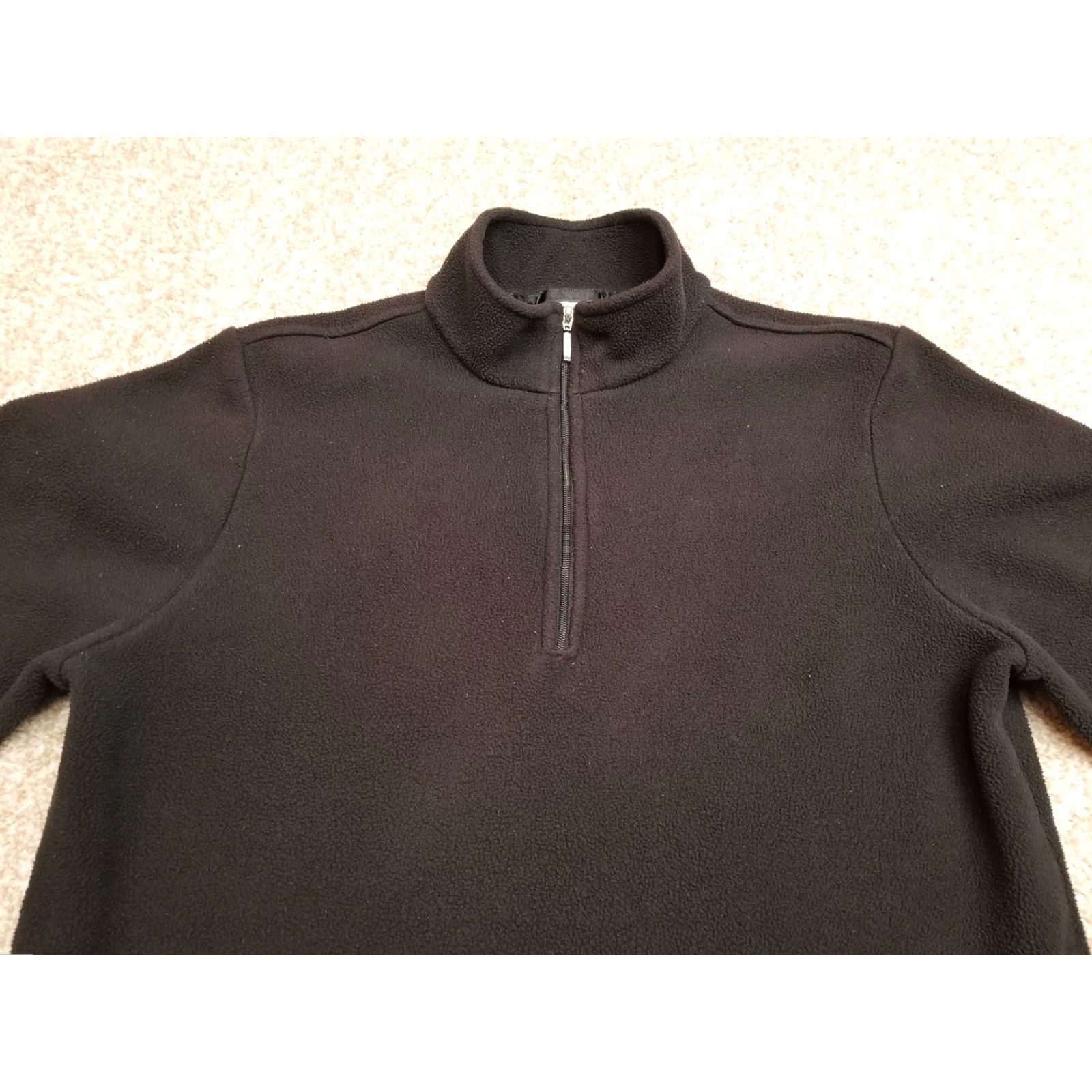 Vintage VINTAGE L.L. Bean Jacket Women S Black 1/4 Zip Pullover Polartec Fleece Casual Size S / US 4 / IT 40 - 2 Thumbnail