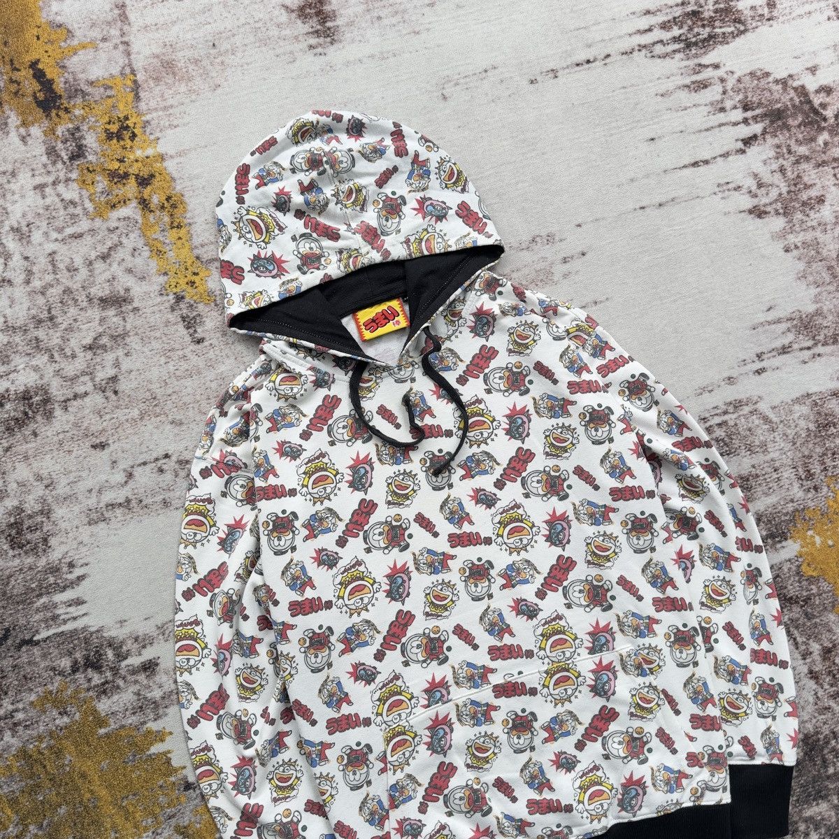 Anime VINTAGE DORAEMON JAPANESE MANGA SERIES HOODIE FULLPRINT Size US XL / EU 56 / 4 - 3 Thumbnail