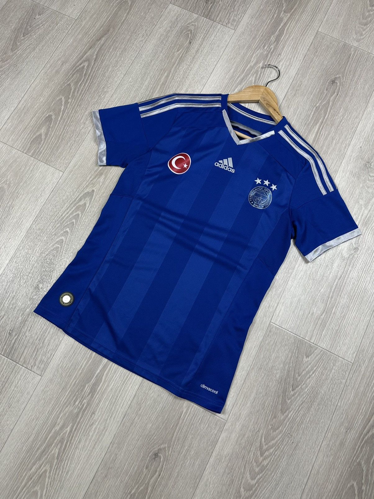 Adidas × Vintage Adidas FENERBAHCE 2014-15 Third Football Jet Shirt Size US S / EU 44-46 / 1 - 3 Thumbnail