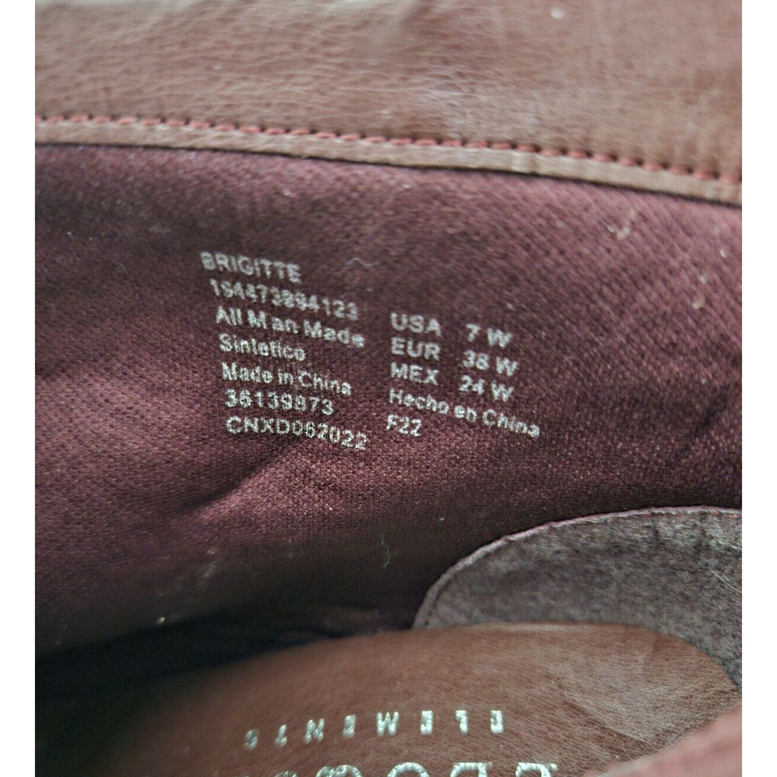 Croft & Barrow Elements by Croft & Barrow Burgundy Ankle Boots Wmn’s Sz 7W Size US 7 / IT 37 - 5 Thumbnail