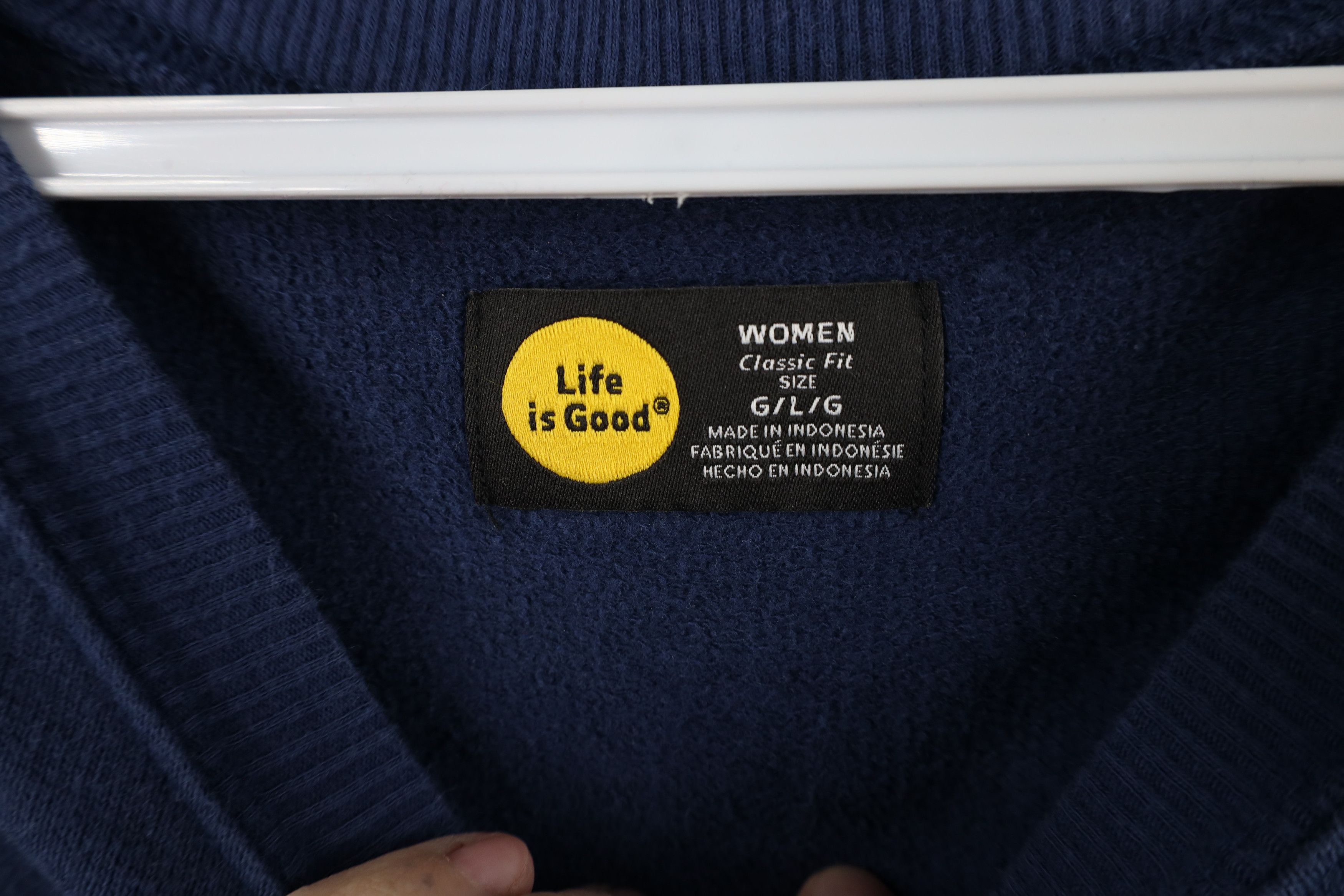Life is Good × Vintage Life Is Good Fit Sledding Dog Crewneck Sweatshirt Blue Size L / US 10 / IT 46 - 7 Thumbnail