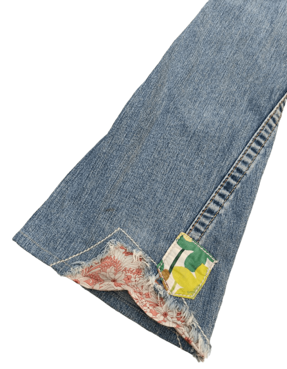 True Religion ❎ Vintage True Religion Patchwork Flare Denim Size 26" / US 2 / IT 38 - 5 Thumbnail