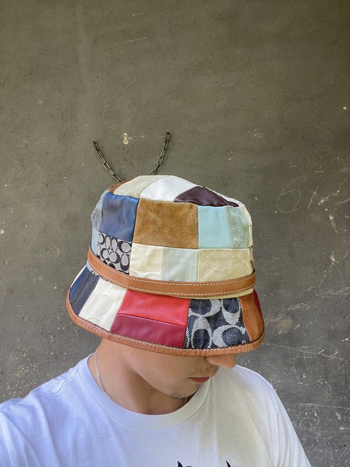Coach × Vintage Vintage Coach Patch Work Bucket Hat Y2K Size ONE SIZE - 11 Thumbnail