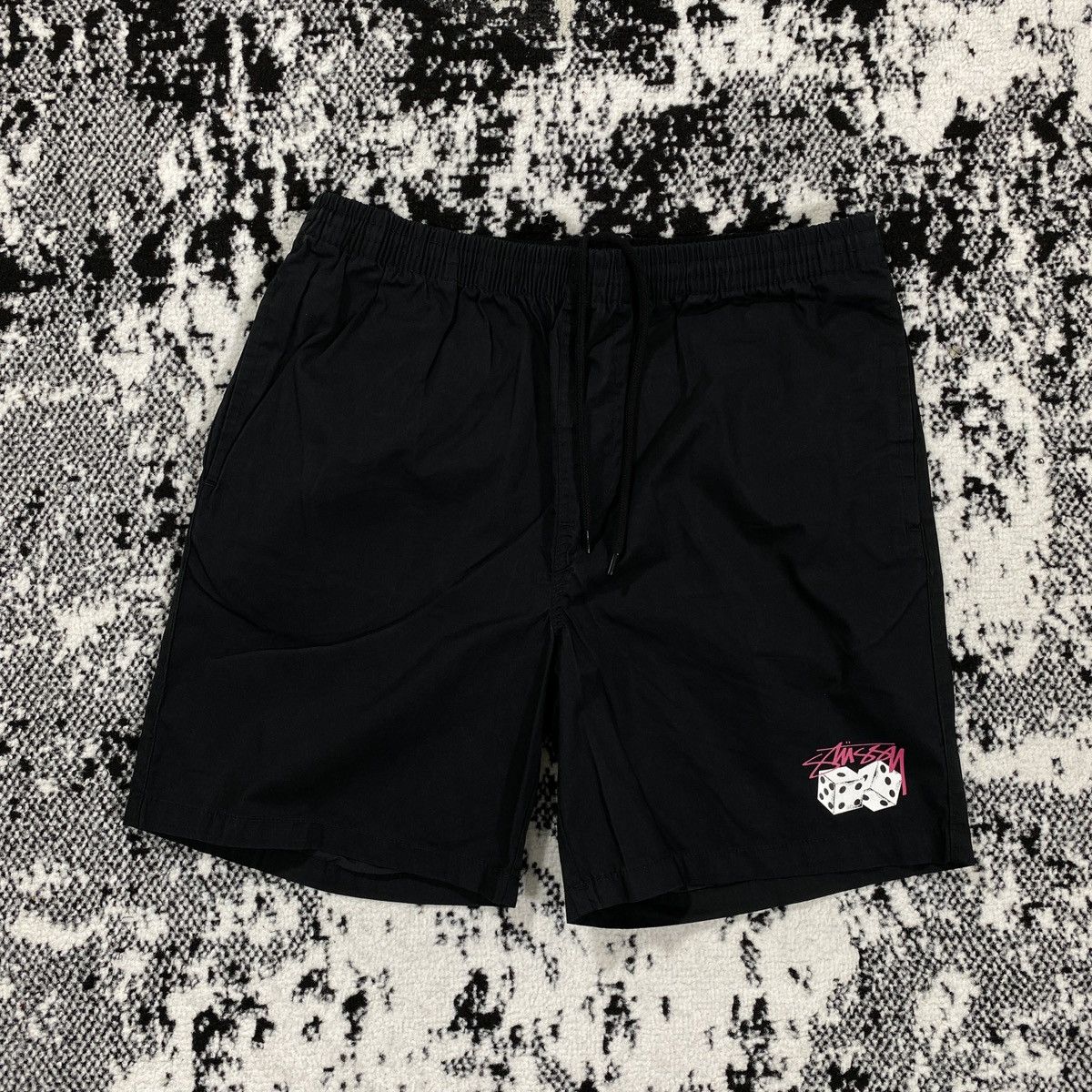 Stussy RARE STUSSY ROLL THE DICE BEACHSHORTS - BLACK - 34 | Grailed