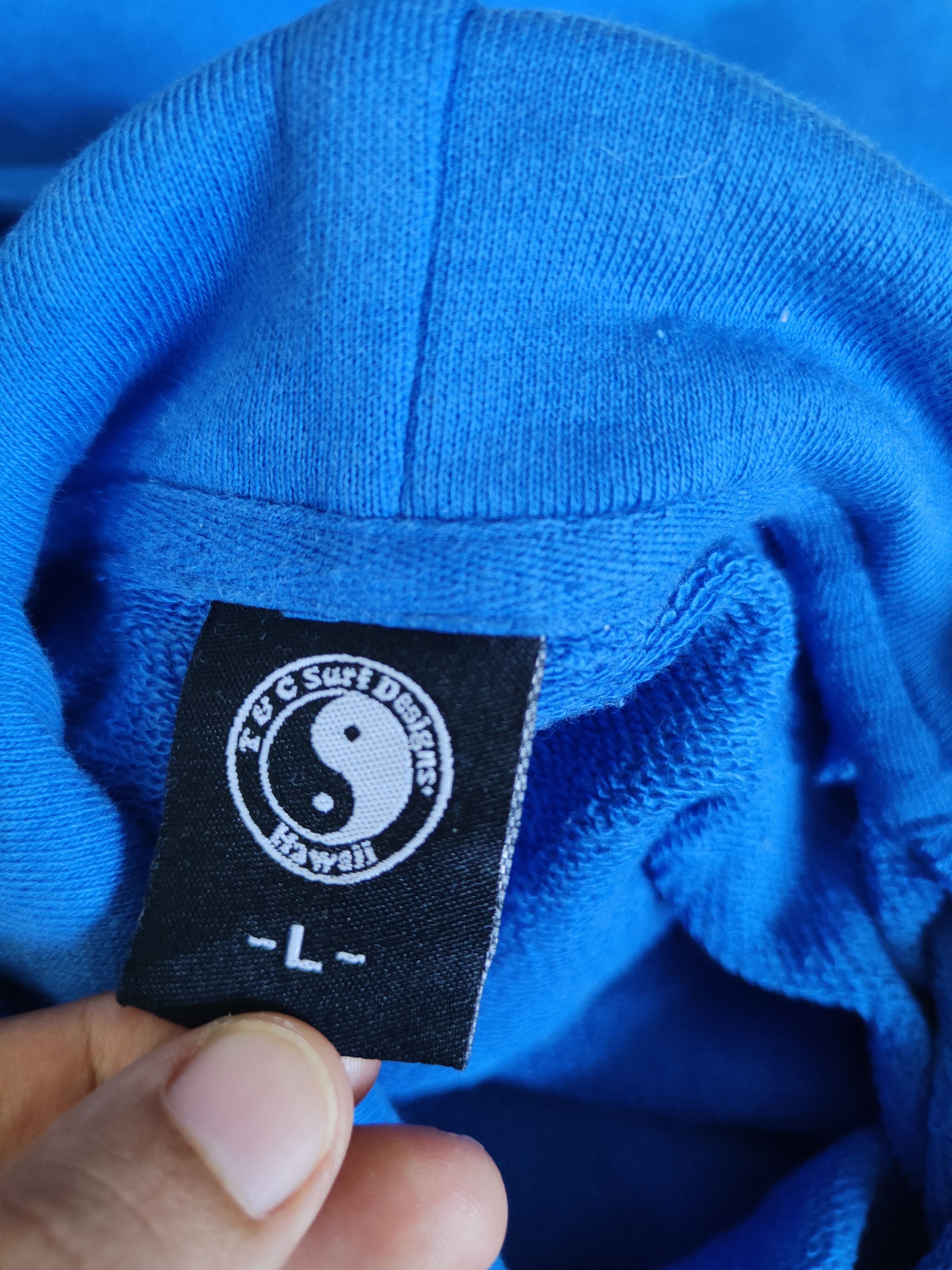 Japanese Brand T&C Surf Designs Blue Hoodie Sweatshirts #S2480 Size US L / EU 52-54 / 3 - 6 Thumbnail