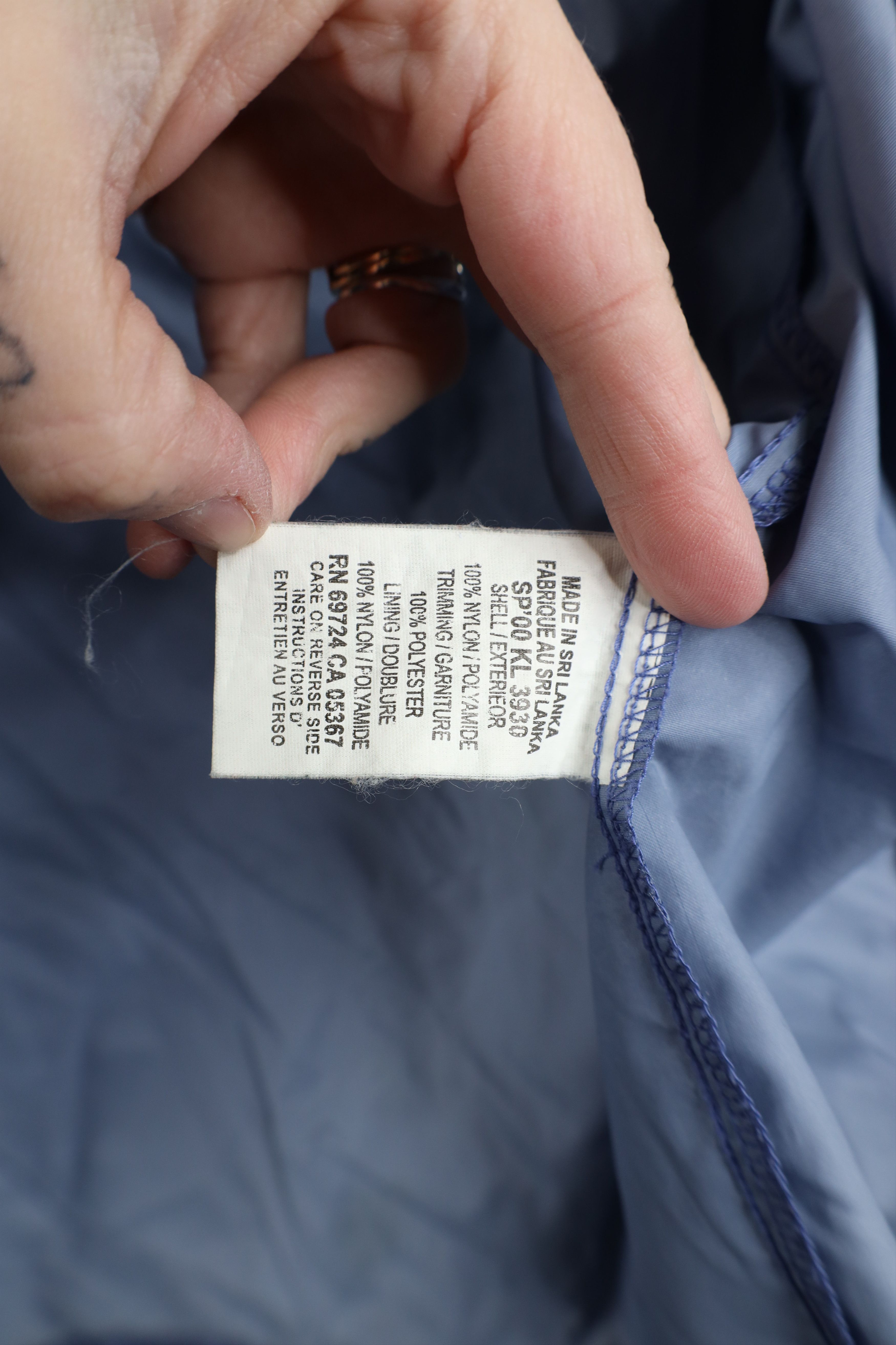 Columbia Vintage 90s Columbia Packable Hooded Rain Windbreaker Jacket Size L / US 10 / IT 46 - 12 Thumbnail