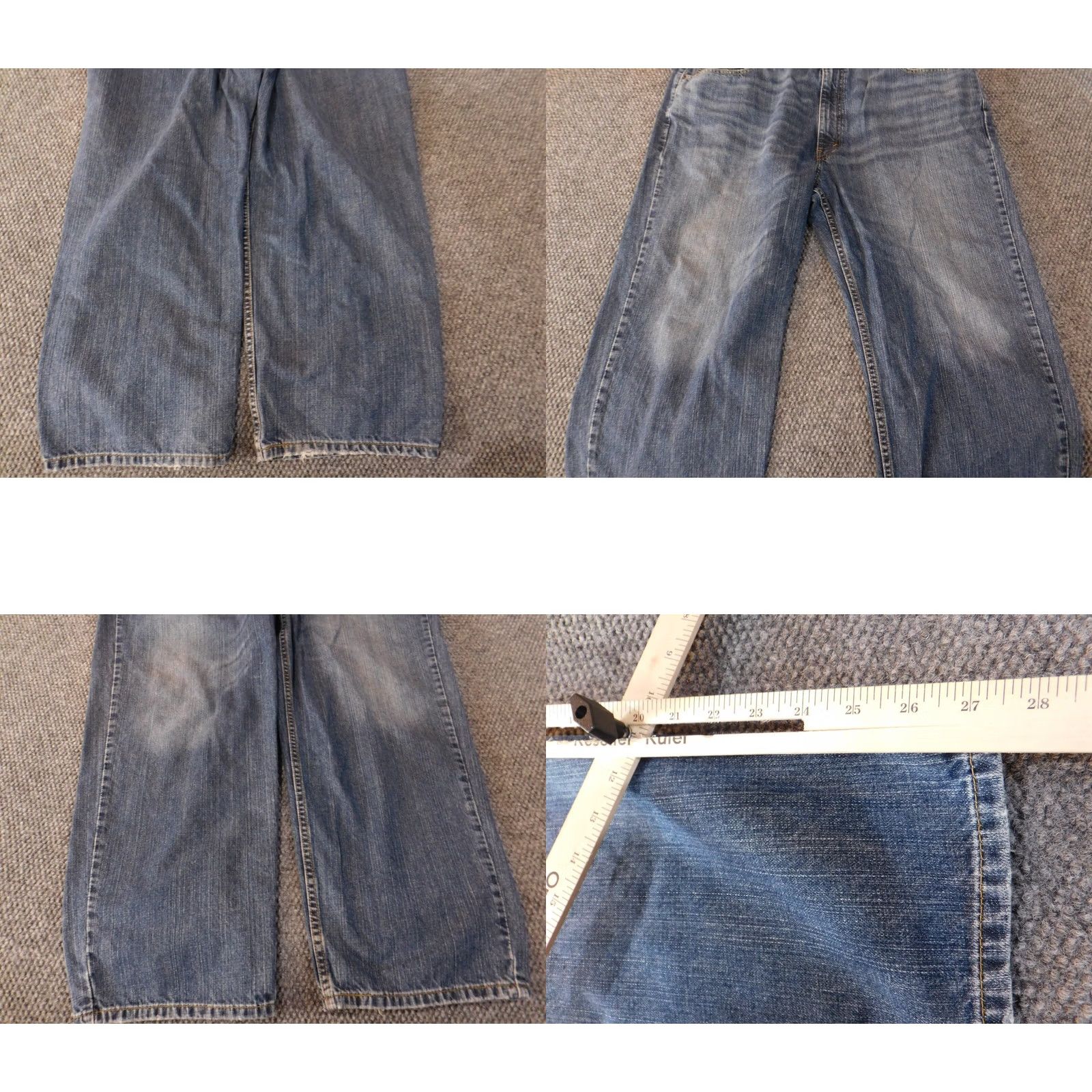 Levi's Levi's Jeans 43x27 Blue Straight Regular Denim Classic Retro Mens Size US 43 - 9 Thumbnail