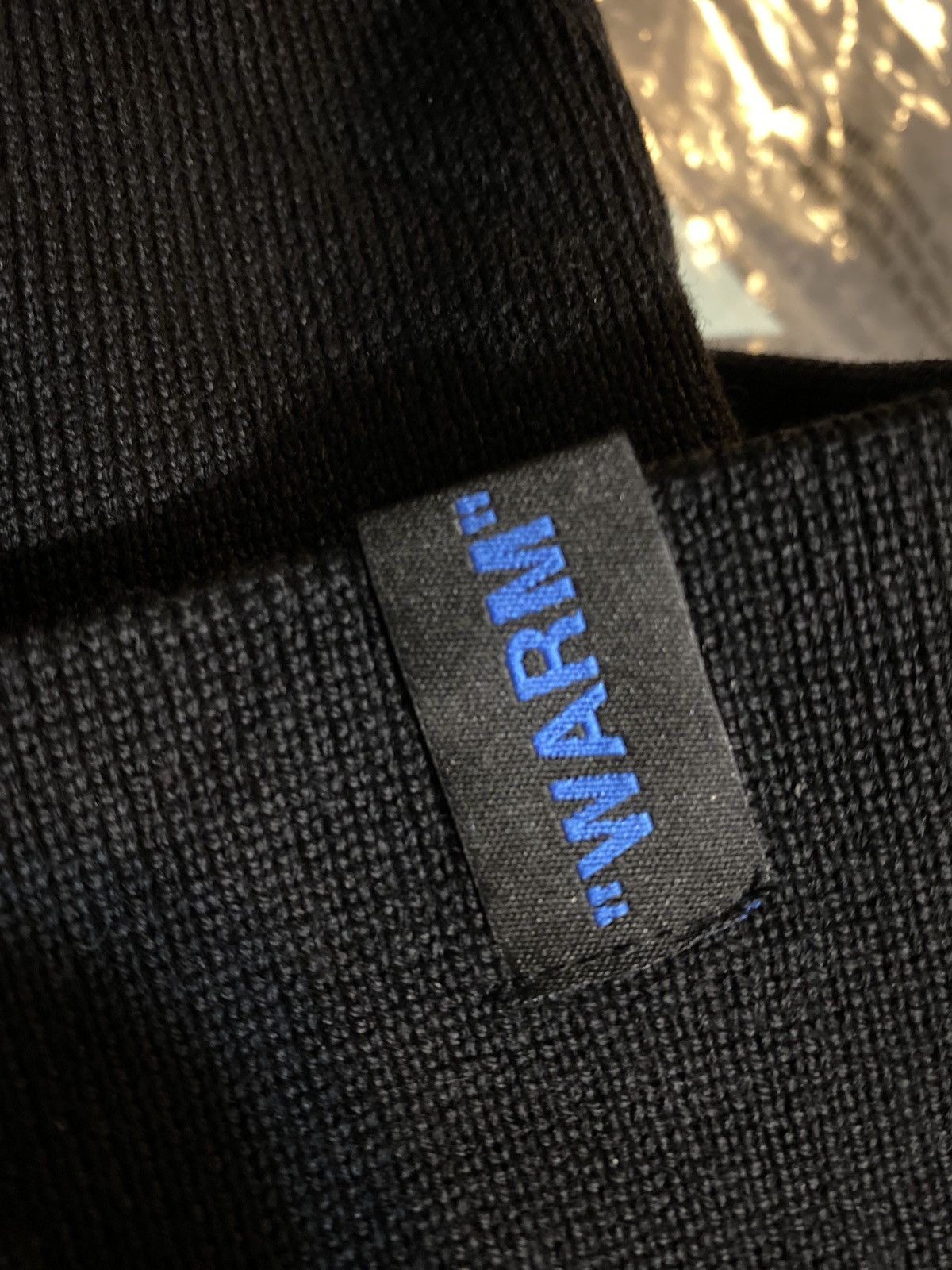 Off-White × Virgil Abloh Off-White Patch Beanie Black Size ONE SIZE - 9 Thumbnail