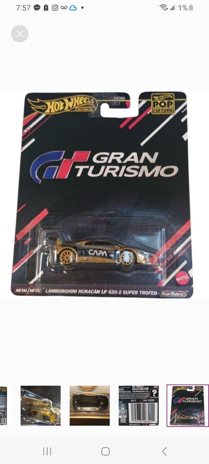 Other GRAN TURISMO LAMBO HURACAN LP 620-2 SUPER TROFEO Size ONE SIZE - 8 Thumbnail