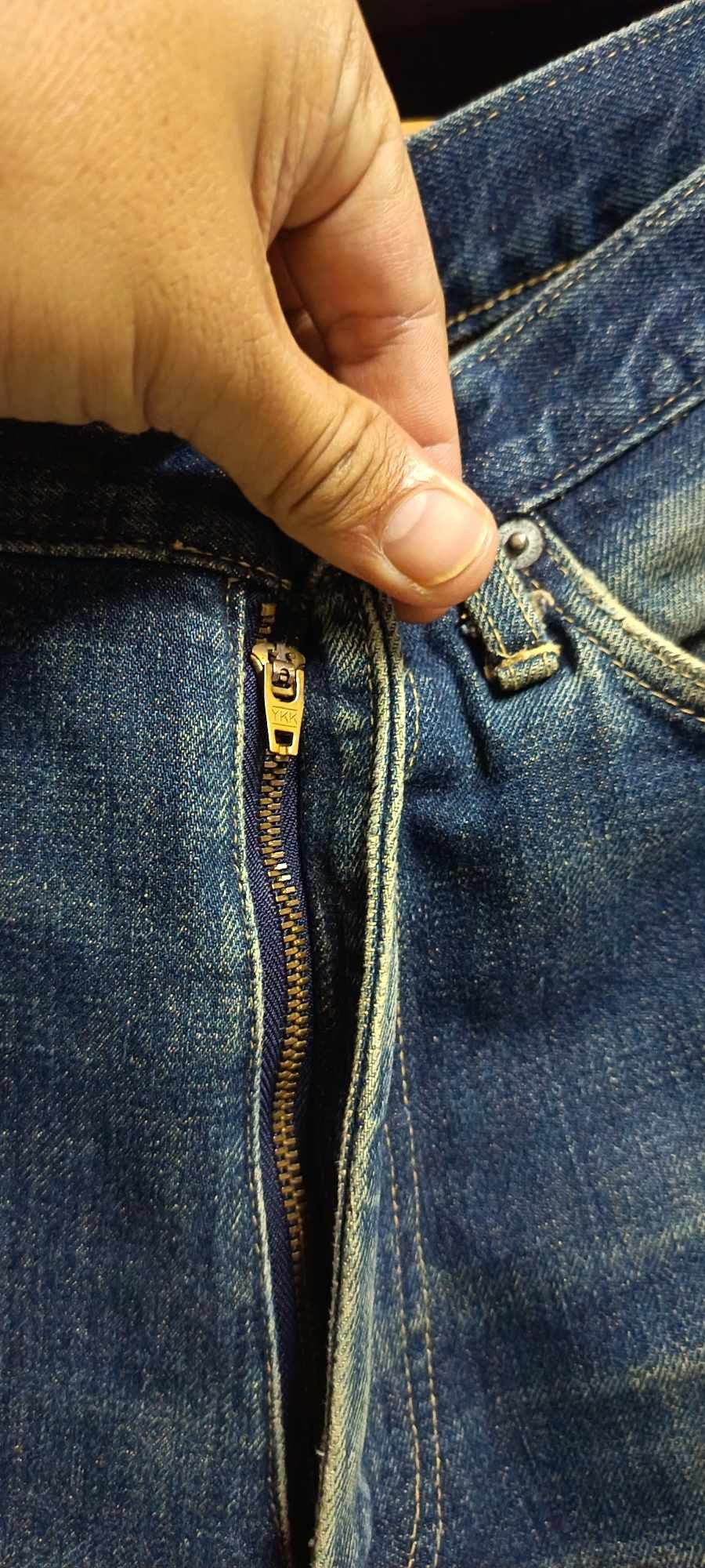 Hysteric Glamour Hysteric Glamour Distressed Selvedge Jeans 33 Japan Vintage Size US 33 - 8 Thumbnail