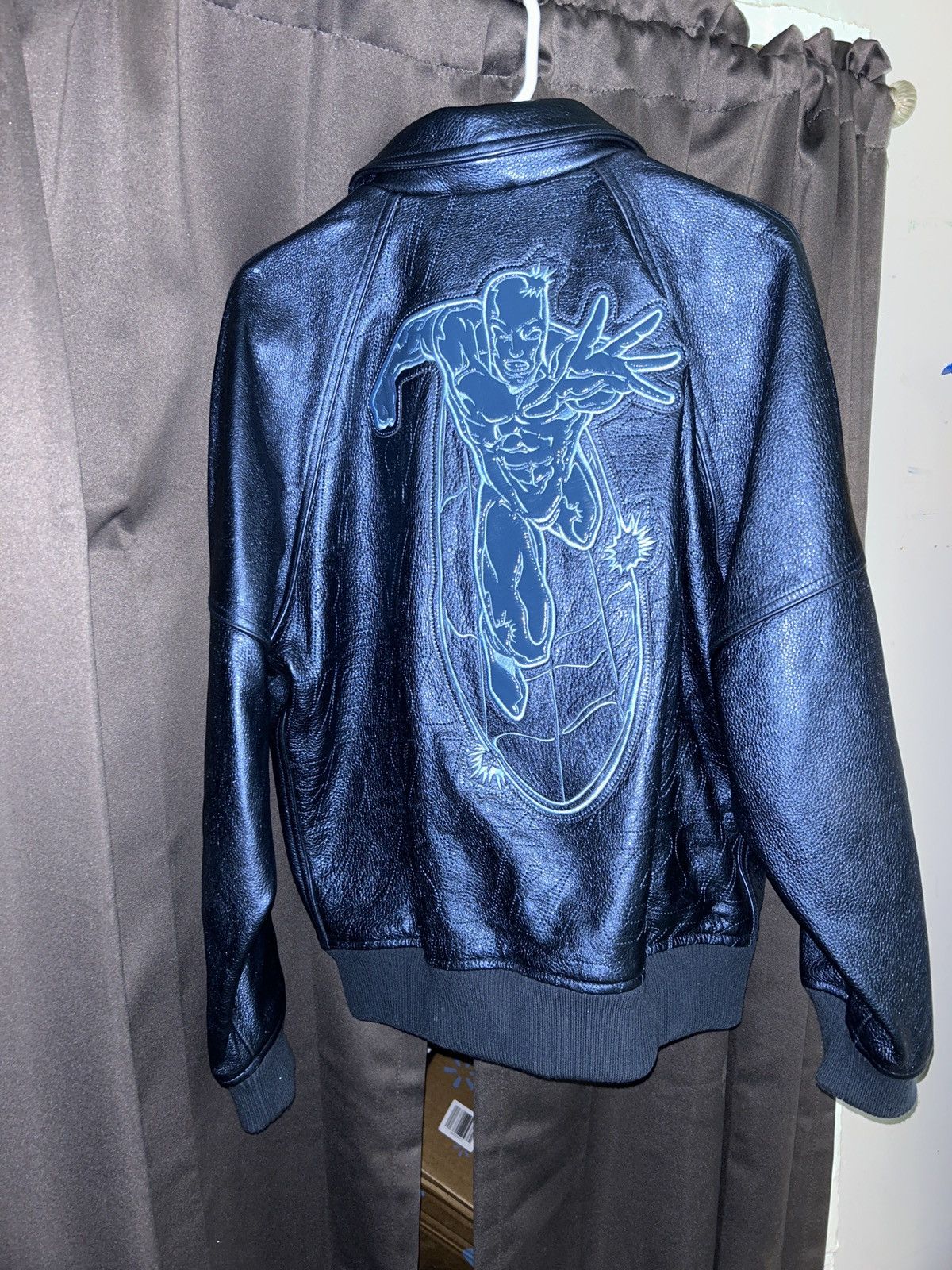 Supreme Supreme Silver Surfer Leather Jacket | Grailed