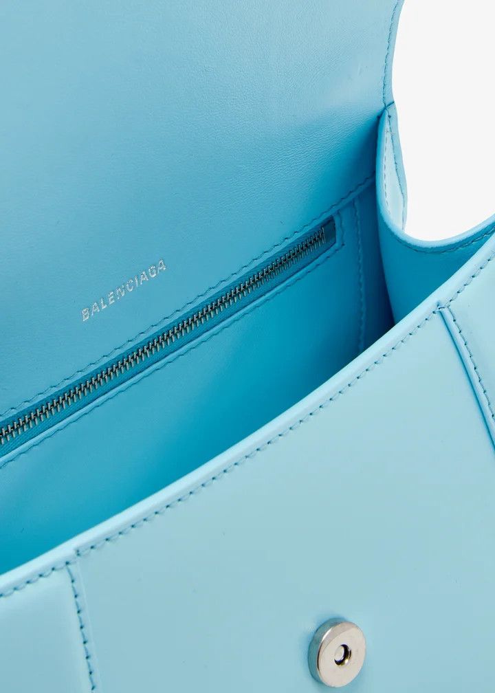Balenciaga o1srvl11e0426 Size: OS / Borsa Hourglass Piccola Bag in Blue Size ONE SIZE - 4 Thumbnail