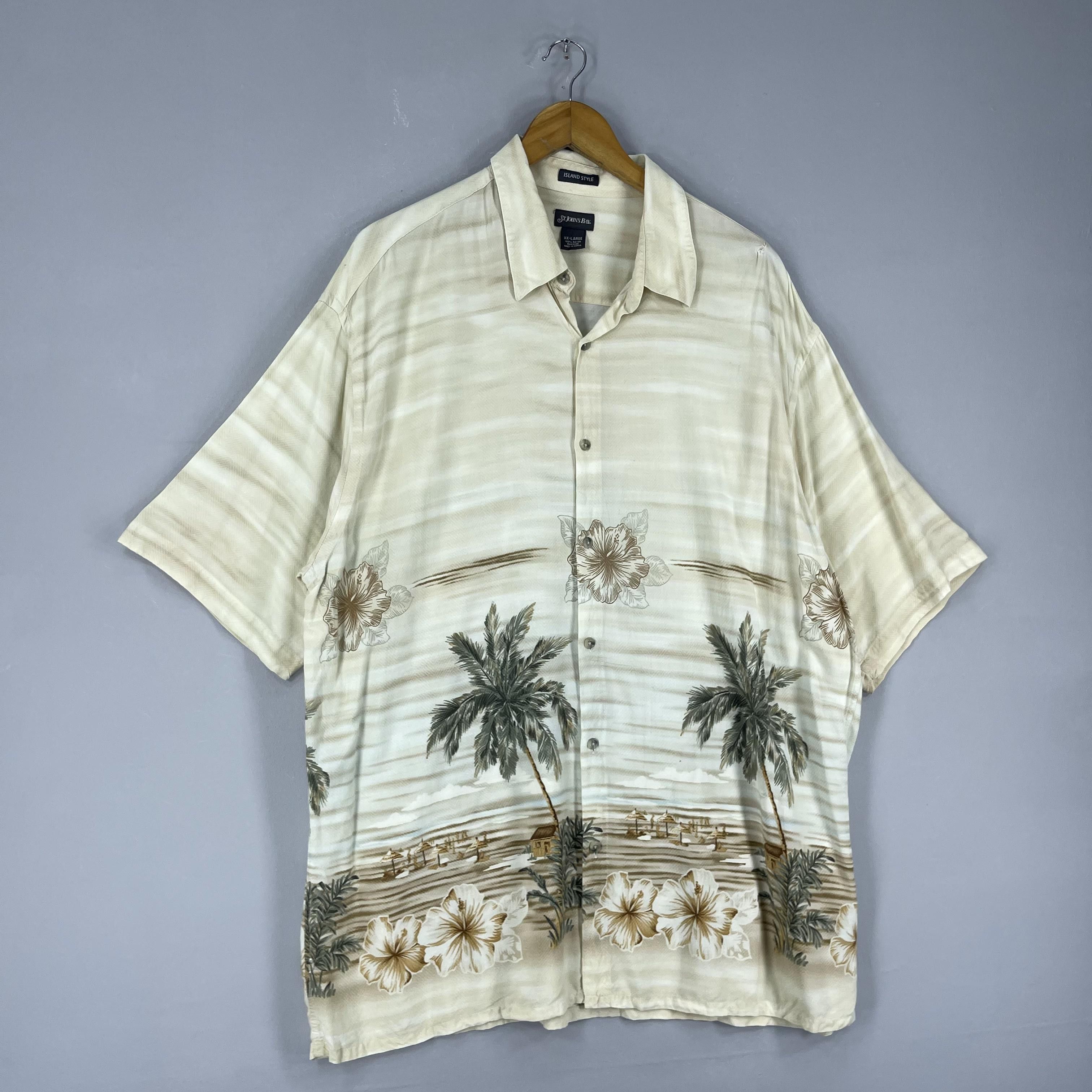 Vintage Vintage St John's Bay Island Beach Motive Hawaii Shirt Size US XL / EU 56 / 4 - 3 Thumbnail