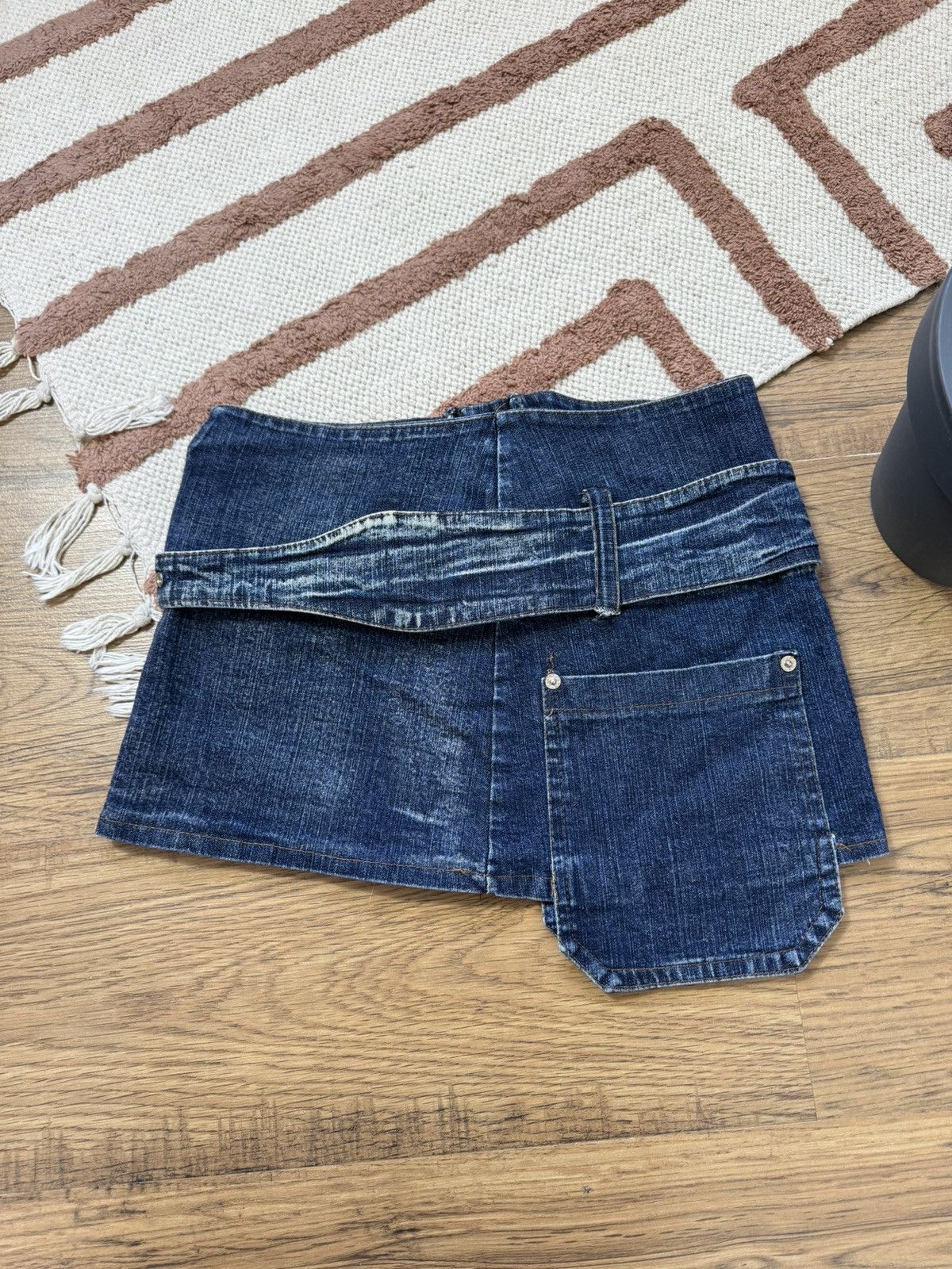 Vintage VINTAGE AVANT GARDE CARGO MINI SKIRT Size 26" / US 2 / IT 38 - 5 Thumbnail