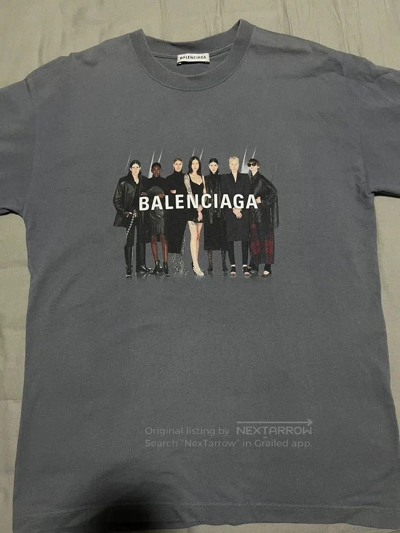 Balenciaga Balenciaga Portrait Print Short Sleeve Tee. Size US S / EU 44-46 / 1 - 1 Thumbnail